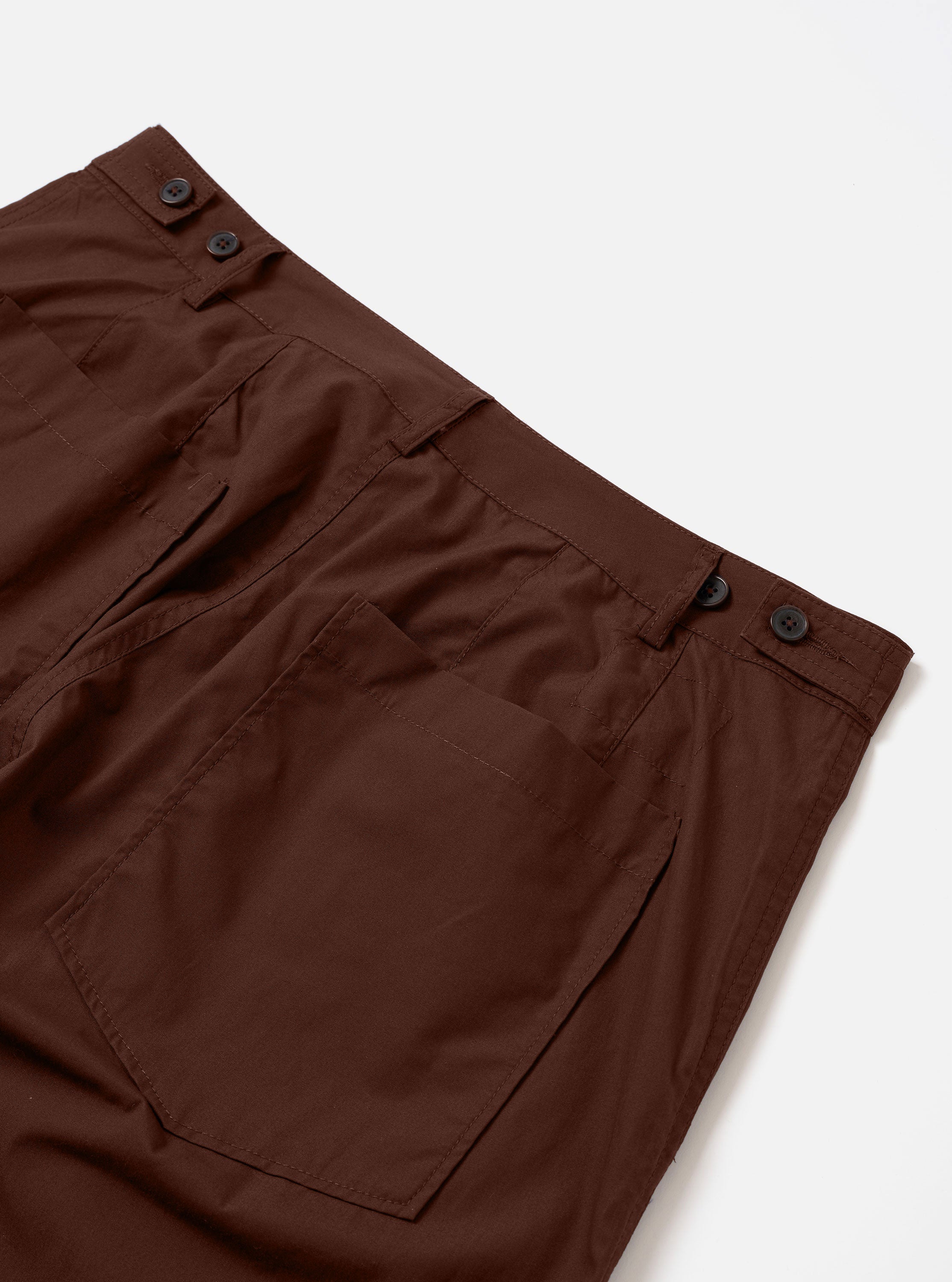 Brown Peached Poplin Dutch Pant - Image 5