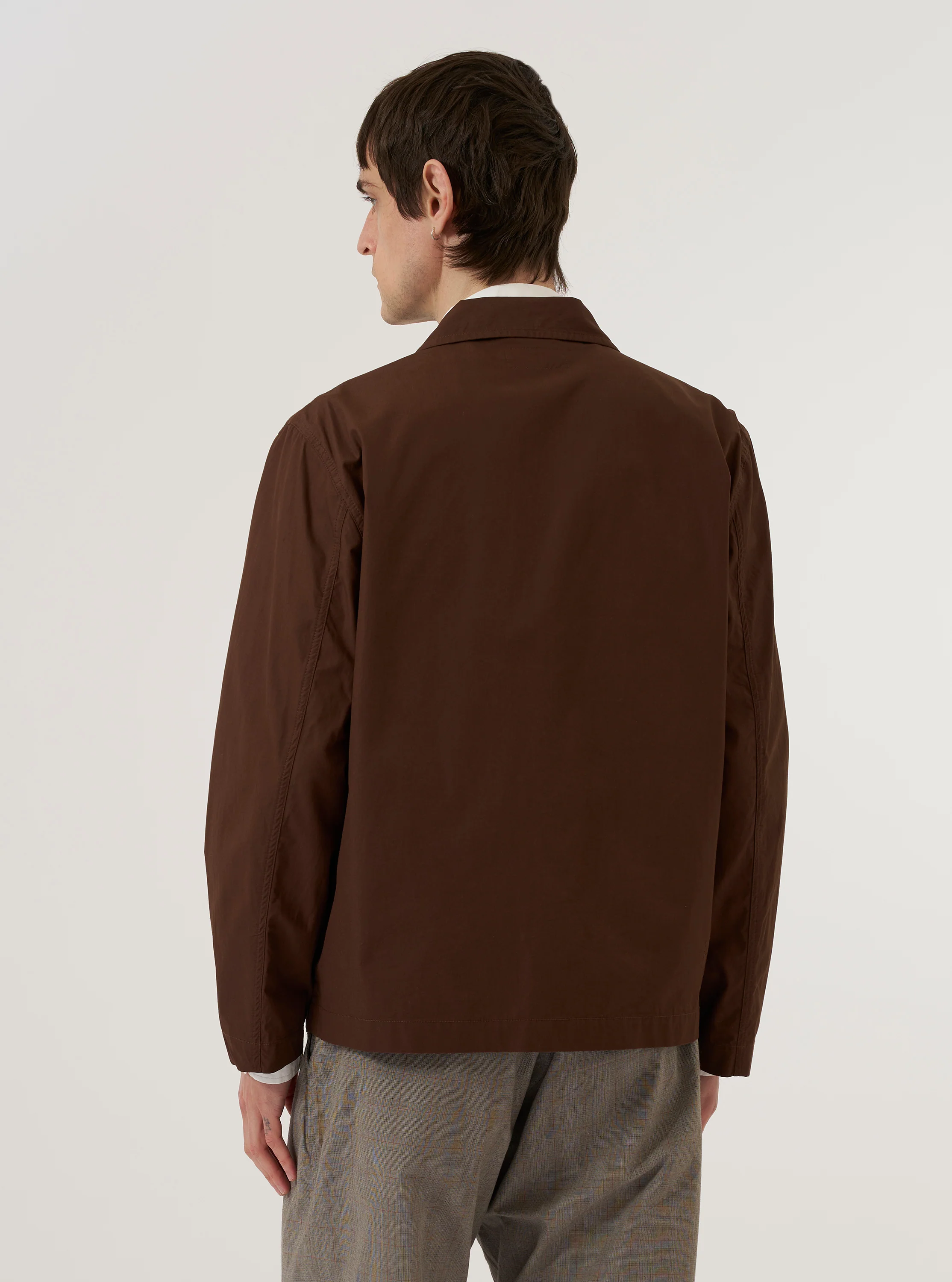 Brown Peached Poplin Franck Jacket - Image 3