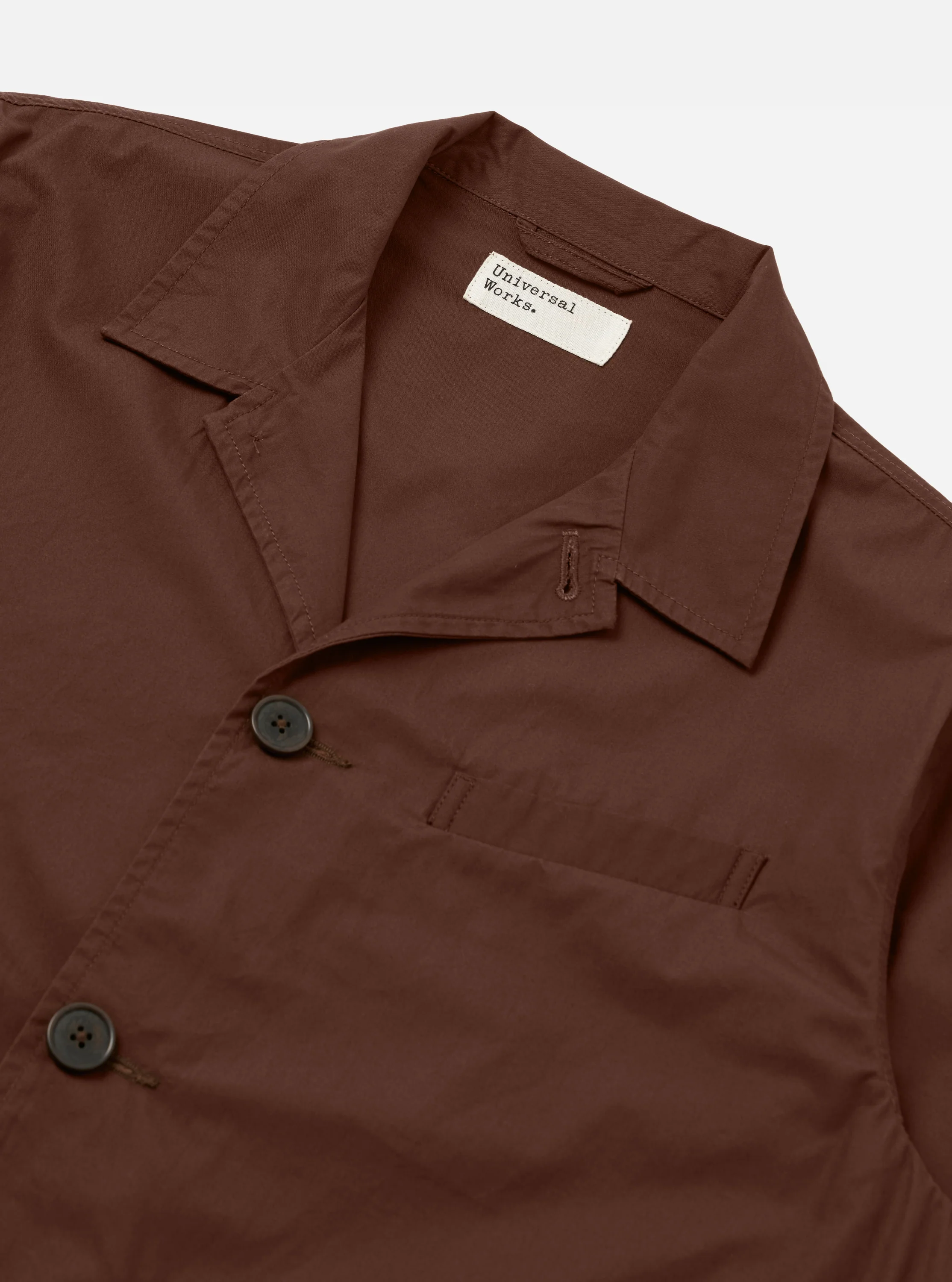 Brown Peached Poplin Franck Jacket - Image 6