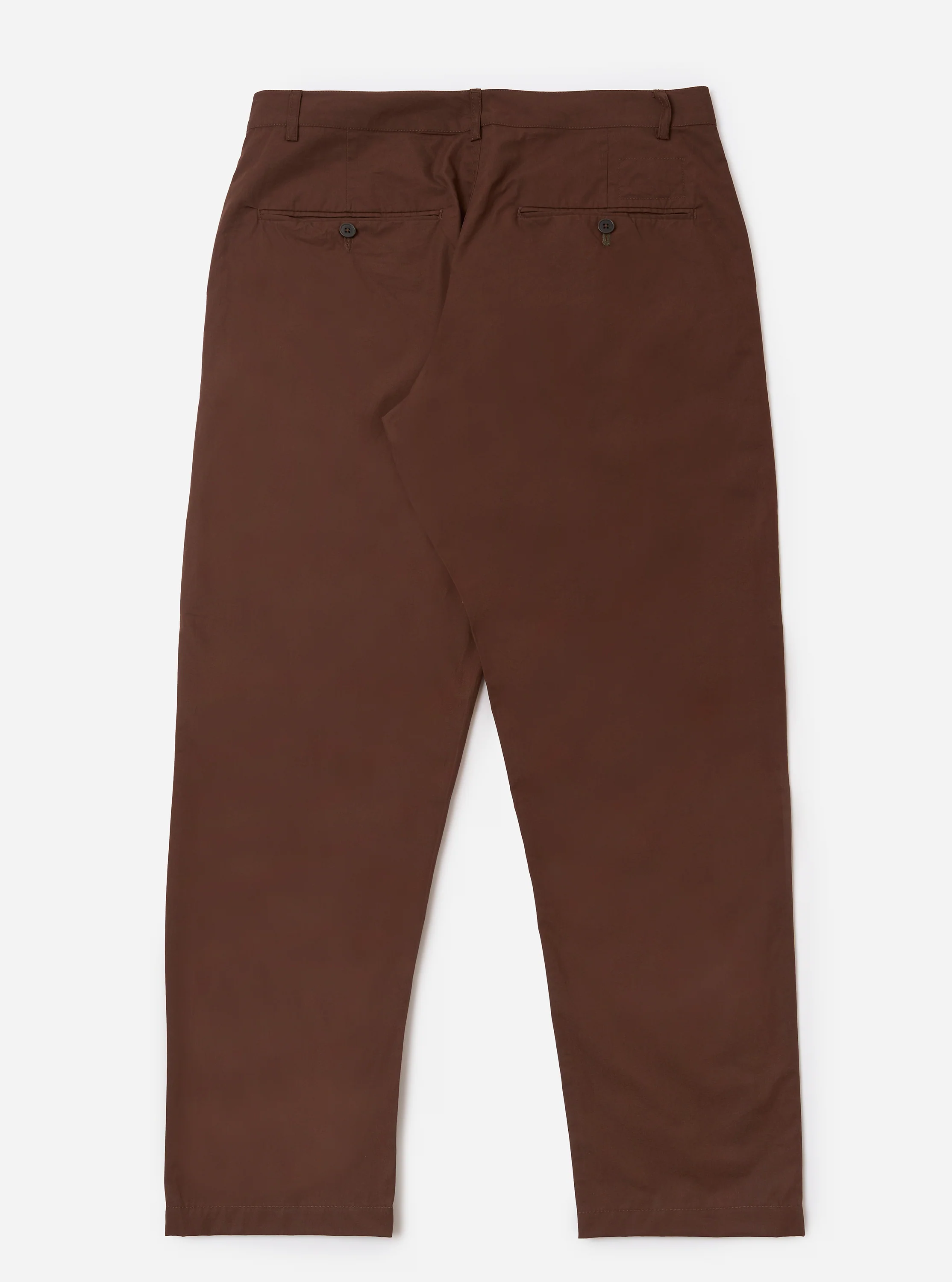 Brown Peached Poplin Military Chino - Image 5