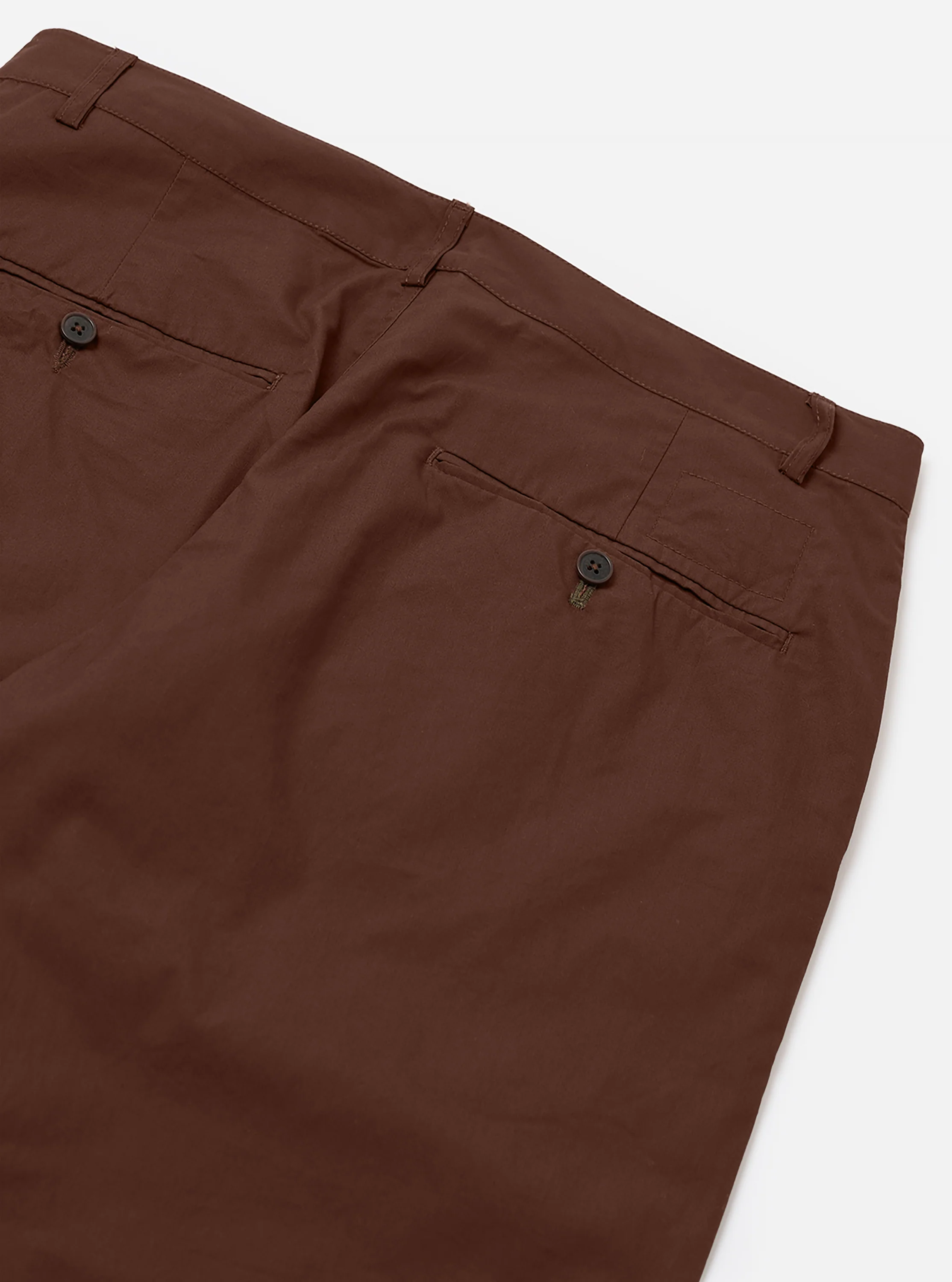 Brown Peached Poplin Military Chino - Image 6