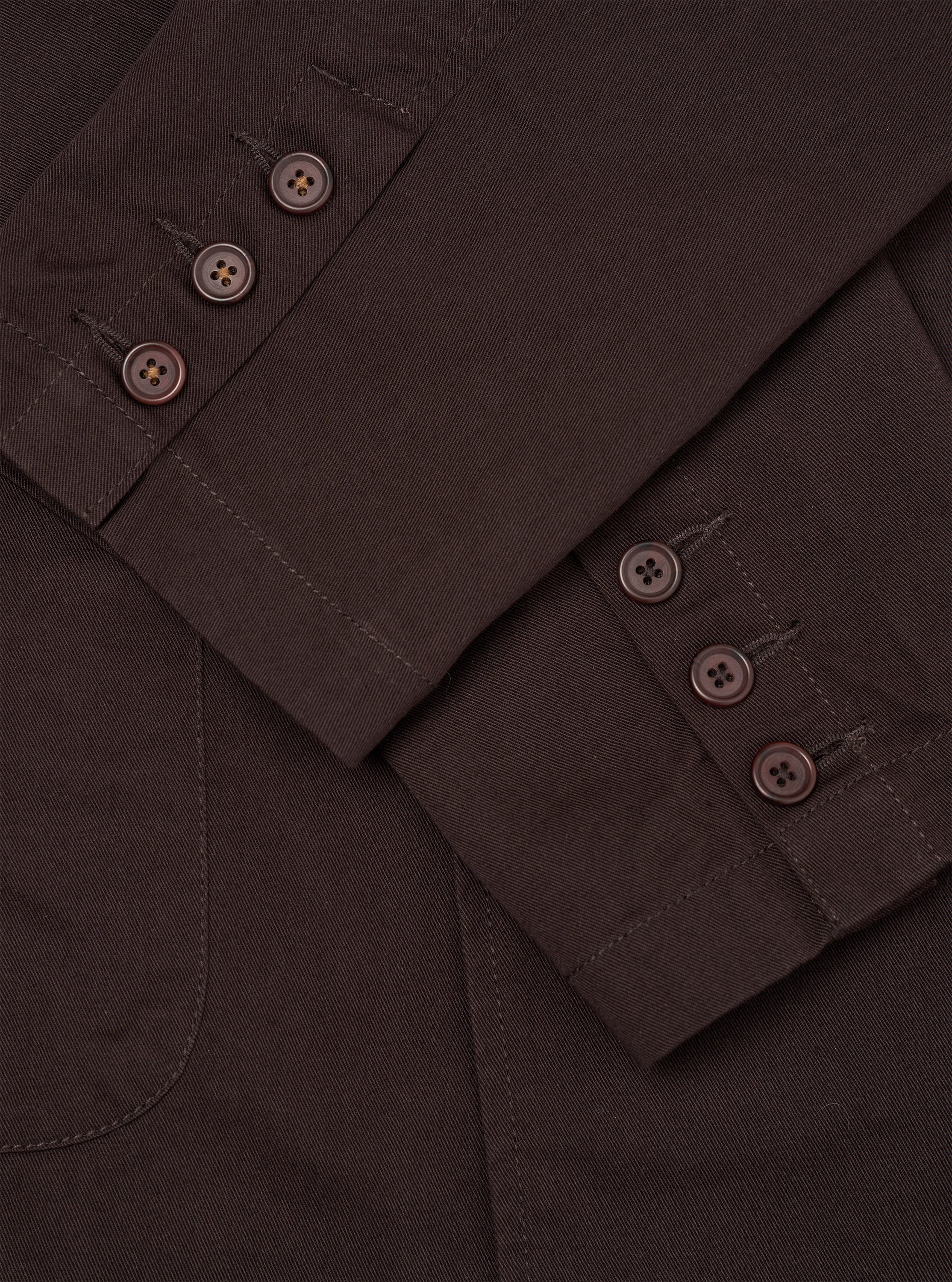 Brown Twill Manor Jacket - Image 4
