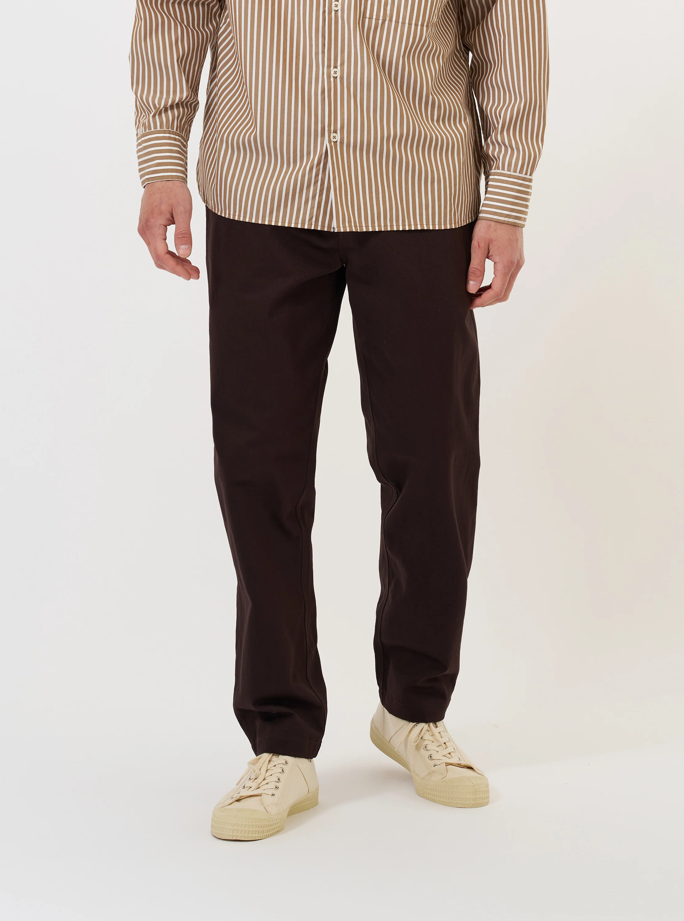 Brown Twill Military Chino - Image 2