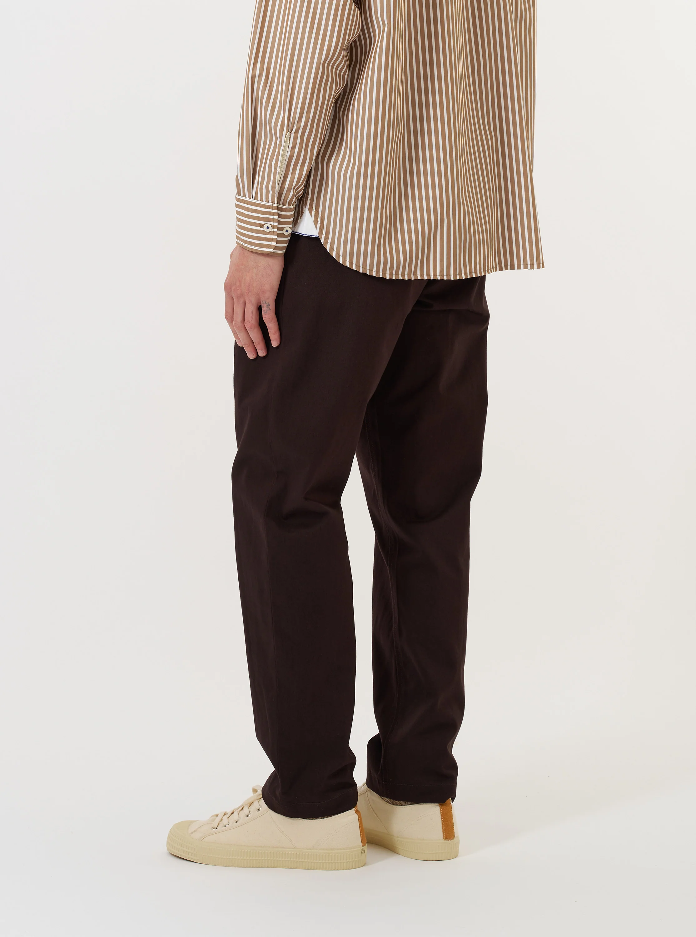 Brown Twill Military Chino - Image 3