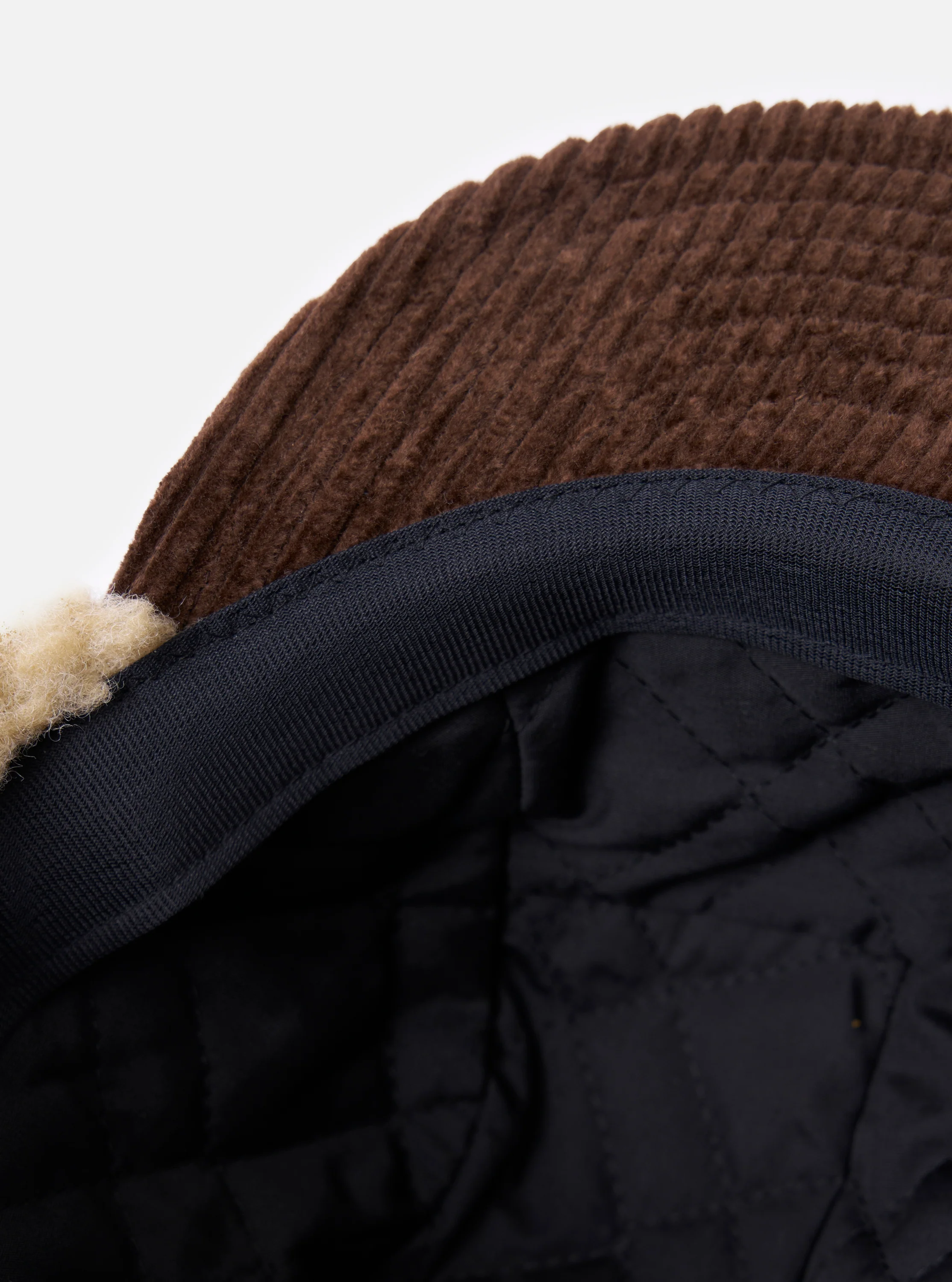 cableami® Brown Corduroy 5w Cap - Image 4