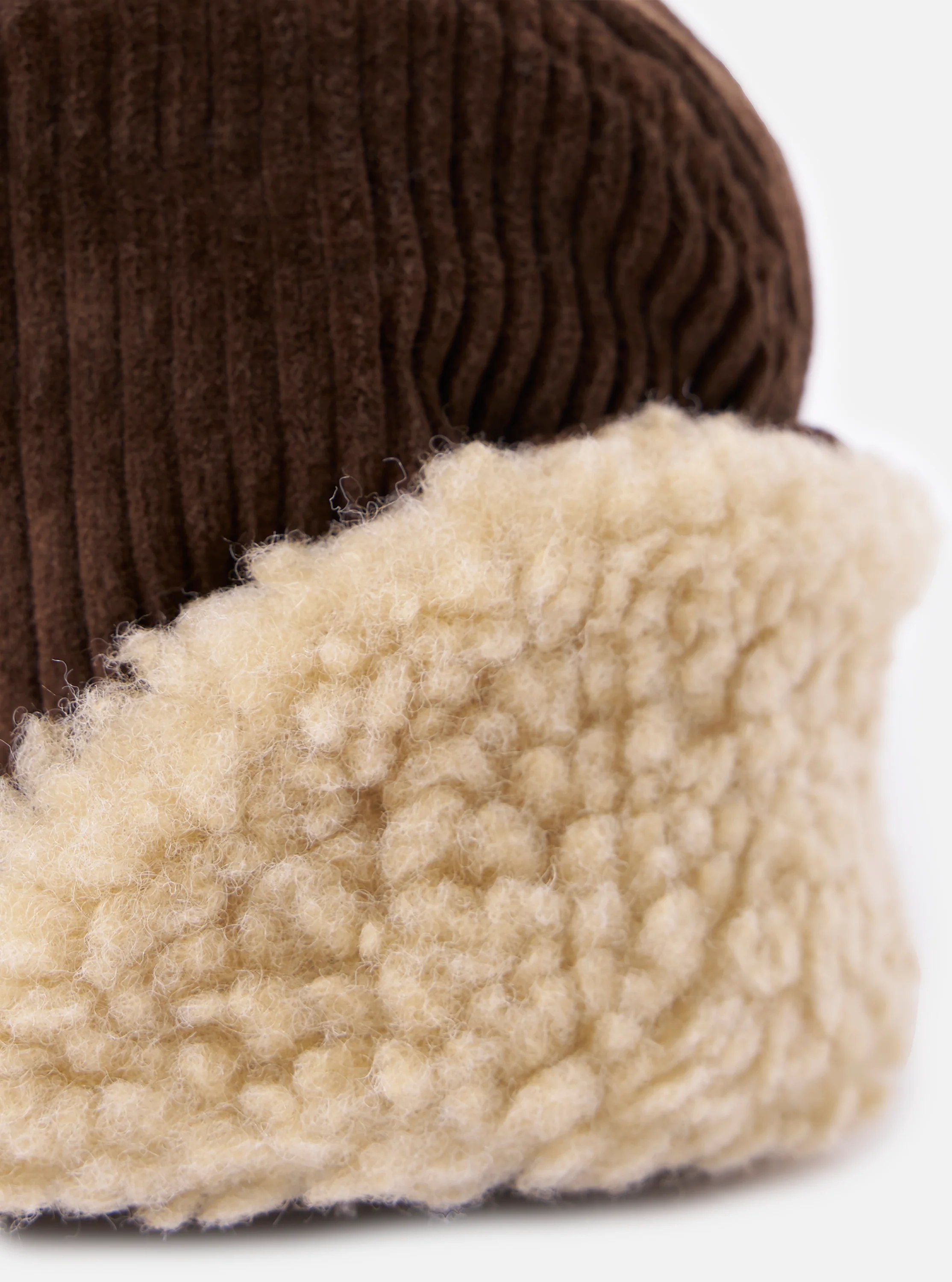 cableami® Brown Corduroy 5w Cap - Image 5