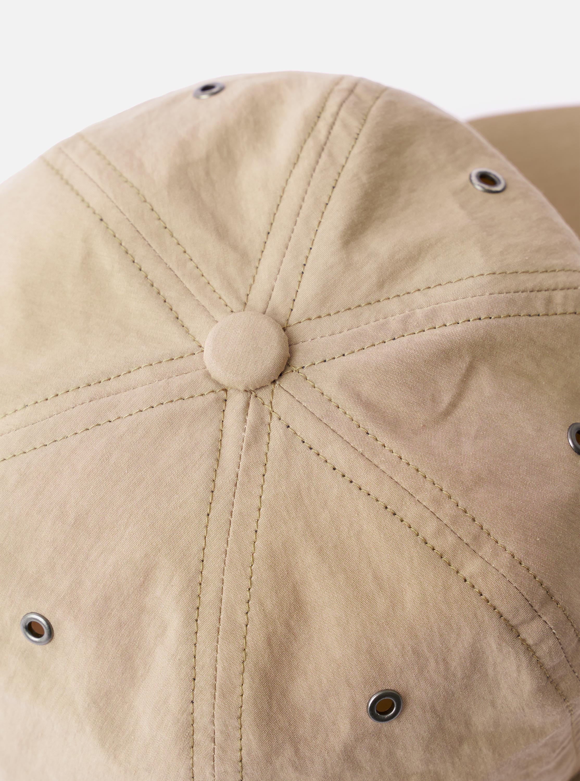cableami® Beige/Olive Cotton/Nylon B.B Cap - Image 4