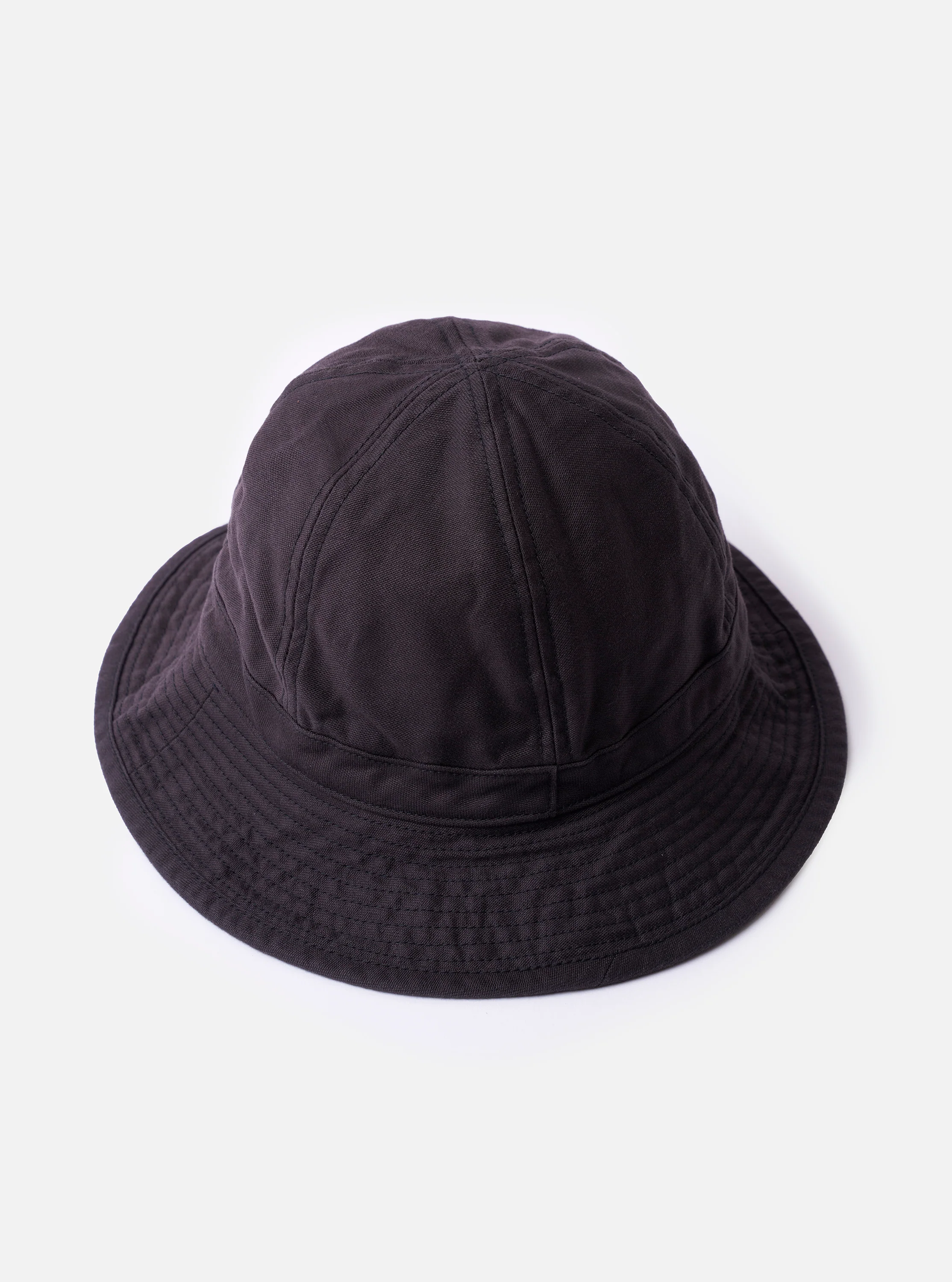 cableamiĀ® Black Baker Back Satin Cotton Metro Hat - Image 2