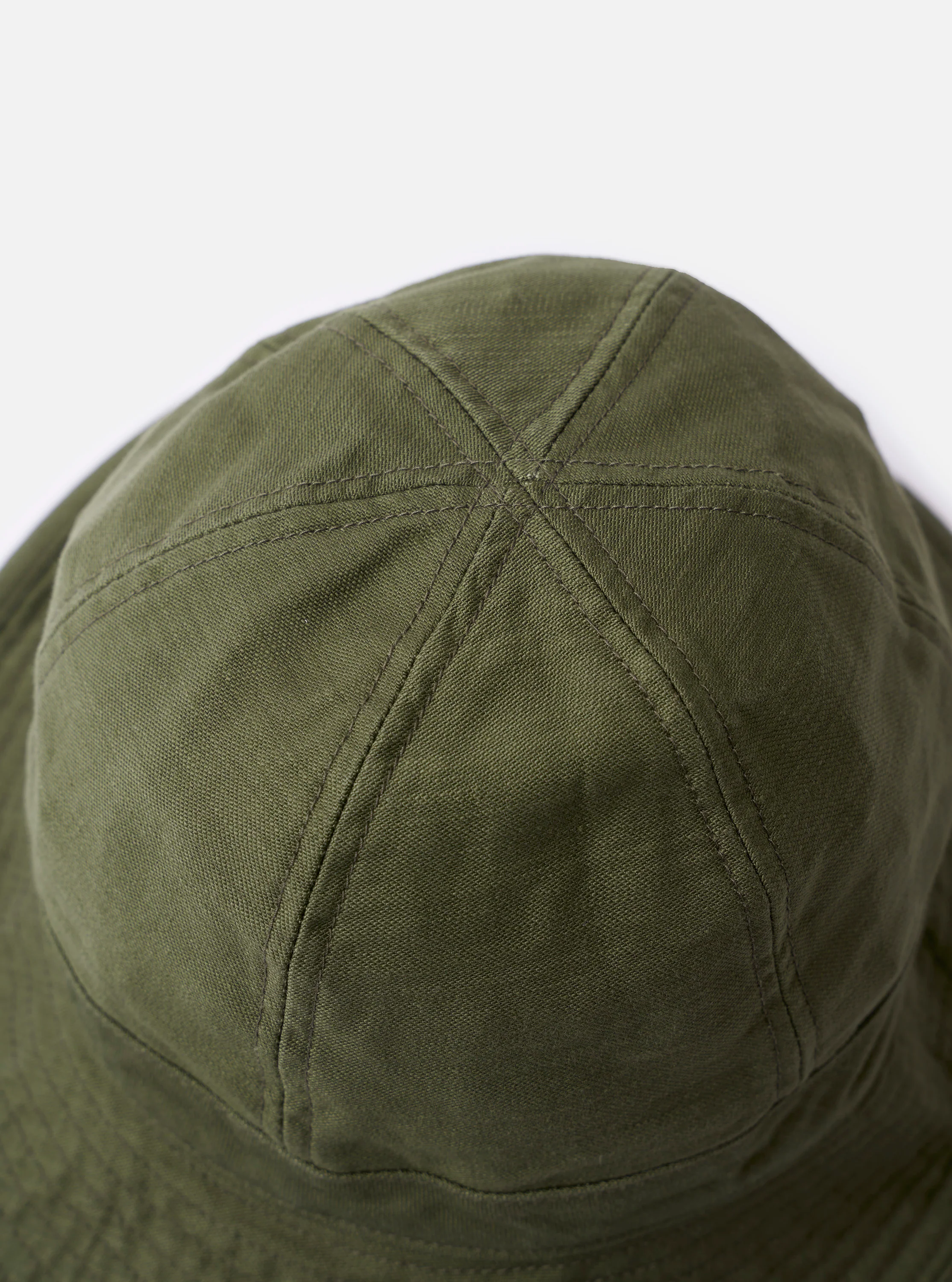 cableami® Dark Olive Baker Back Satin Cotton Metro Hat - Image 3