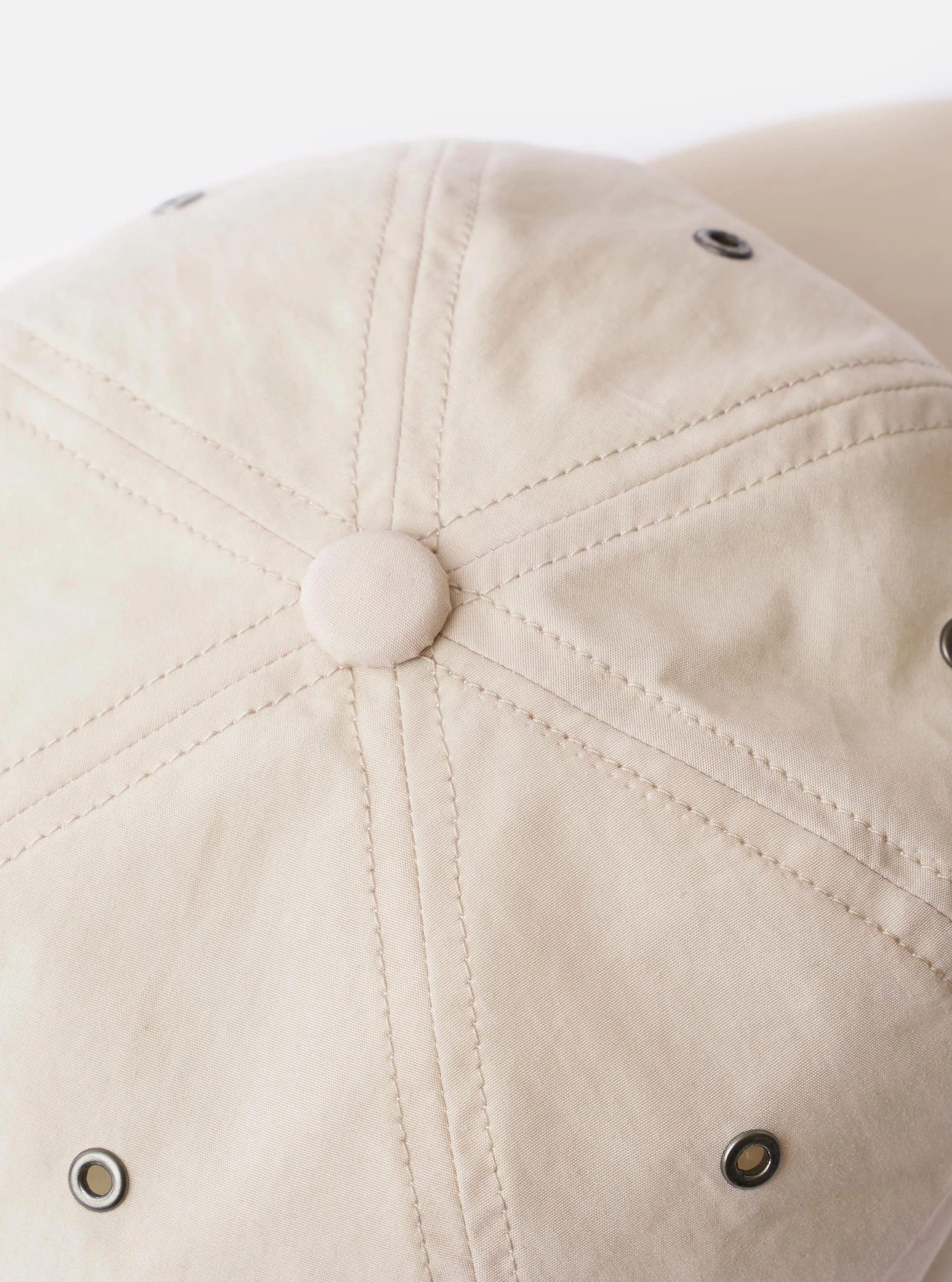 cableamiĀ® Ivory/Olive Cotton/Nylon B.B Cap - Image 4