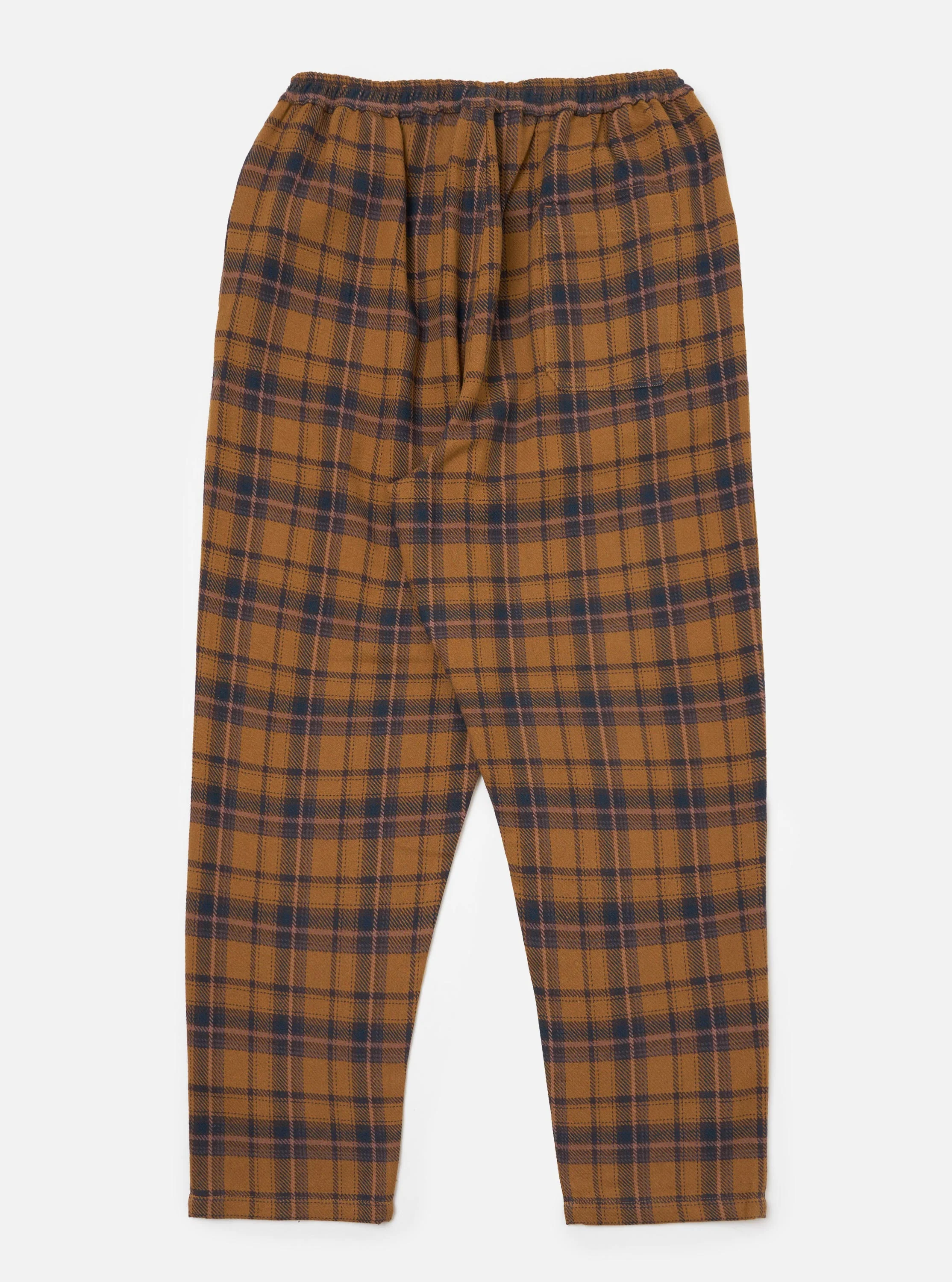 Caramel Twill Check Pyjama Pant - Image 3