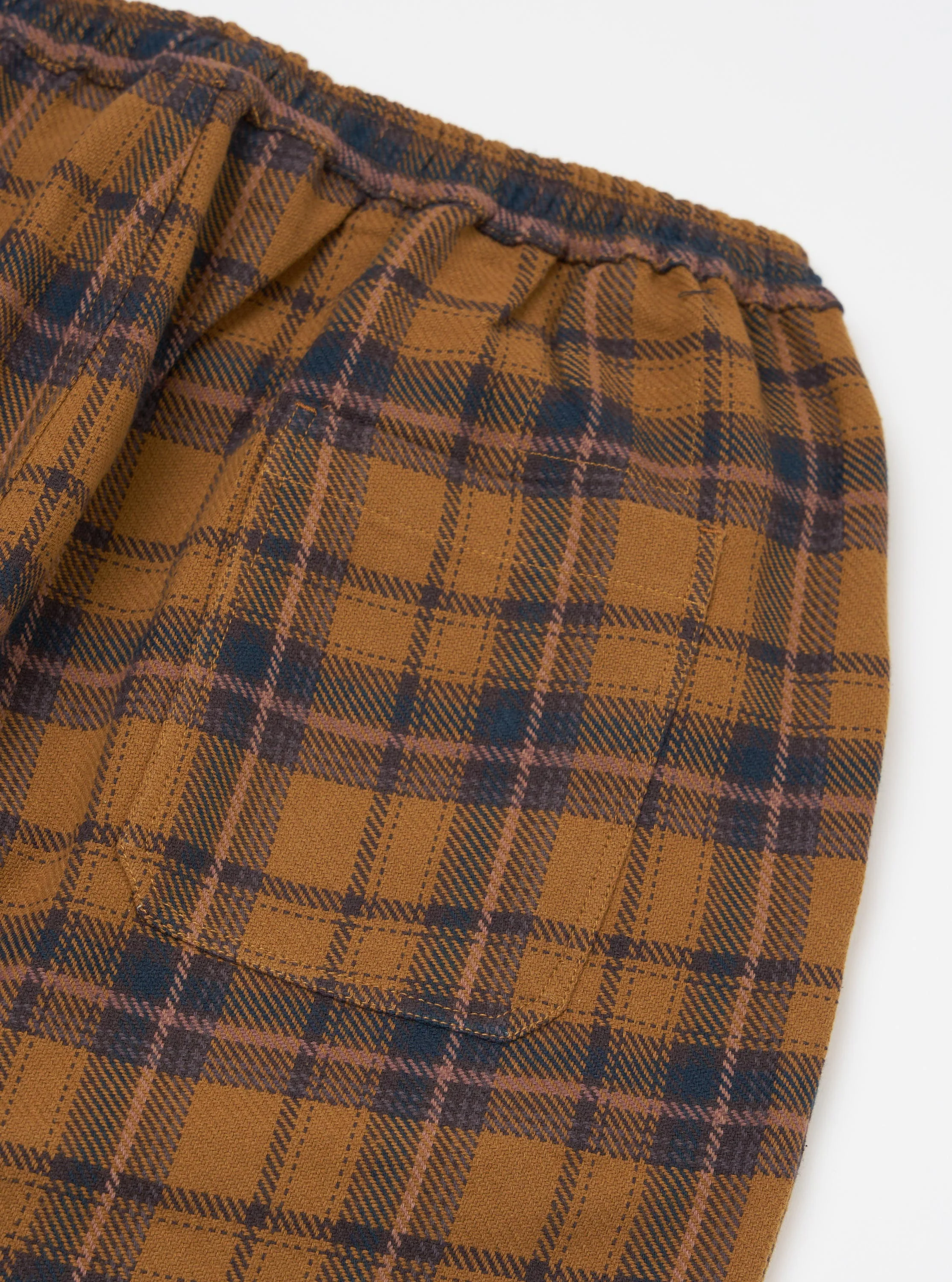 Caramel Twill Check Pyjama Pant - Image 4