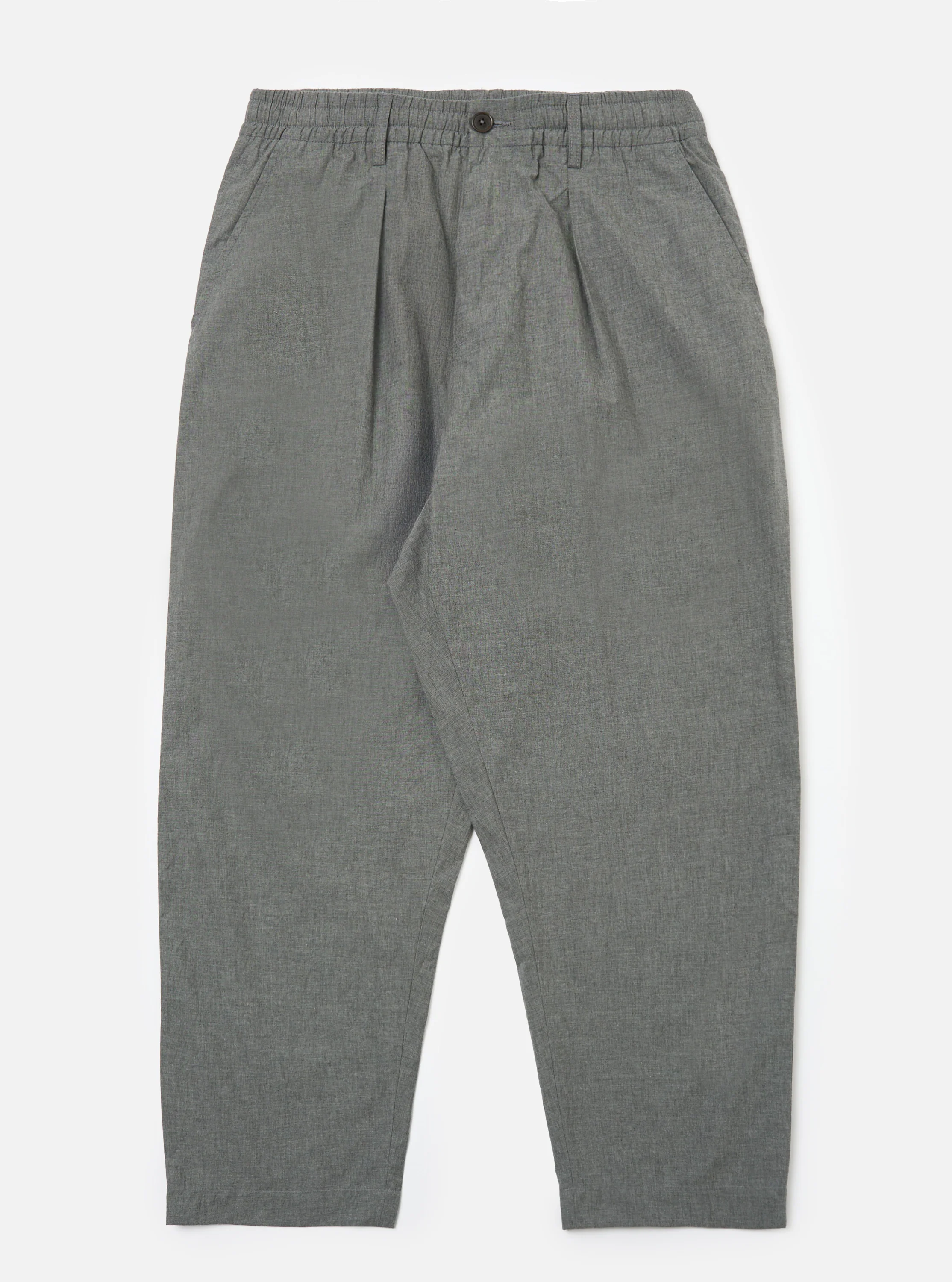 Charcoal Organic Chambray Oxford Pant