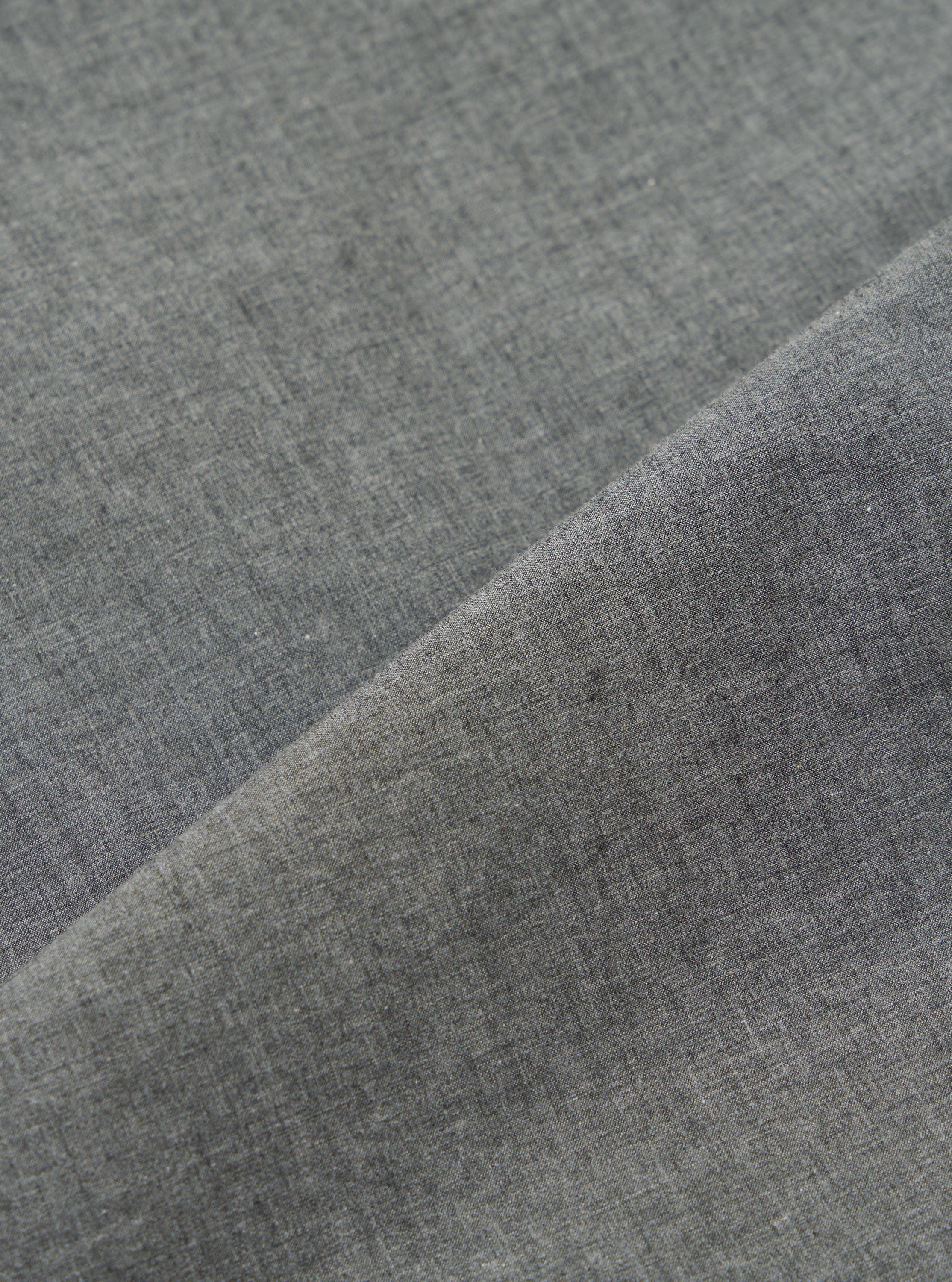 Charcoal Organic Chambray Parachute Liner Jacket - Image 4
