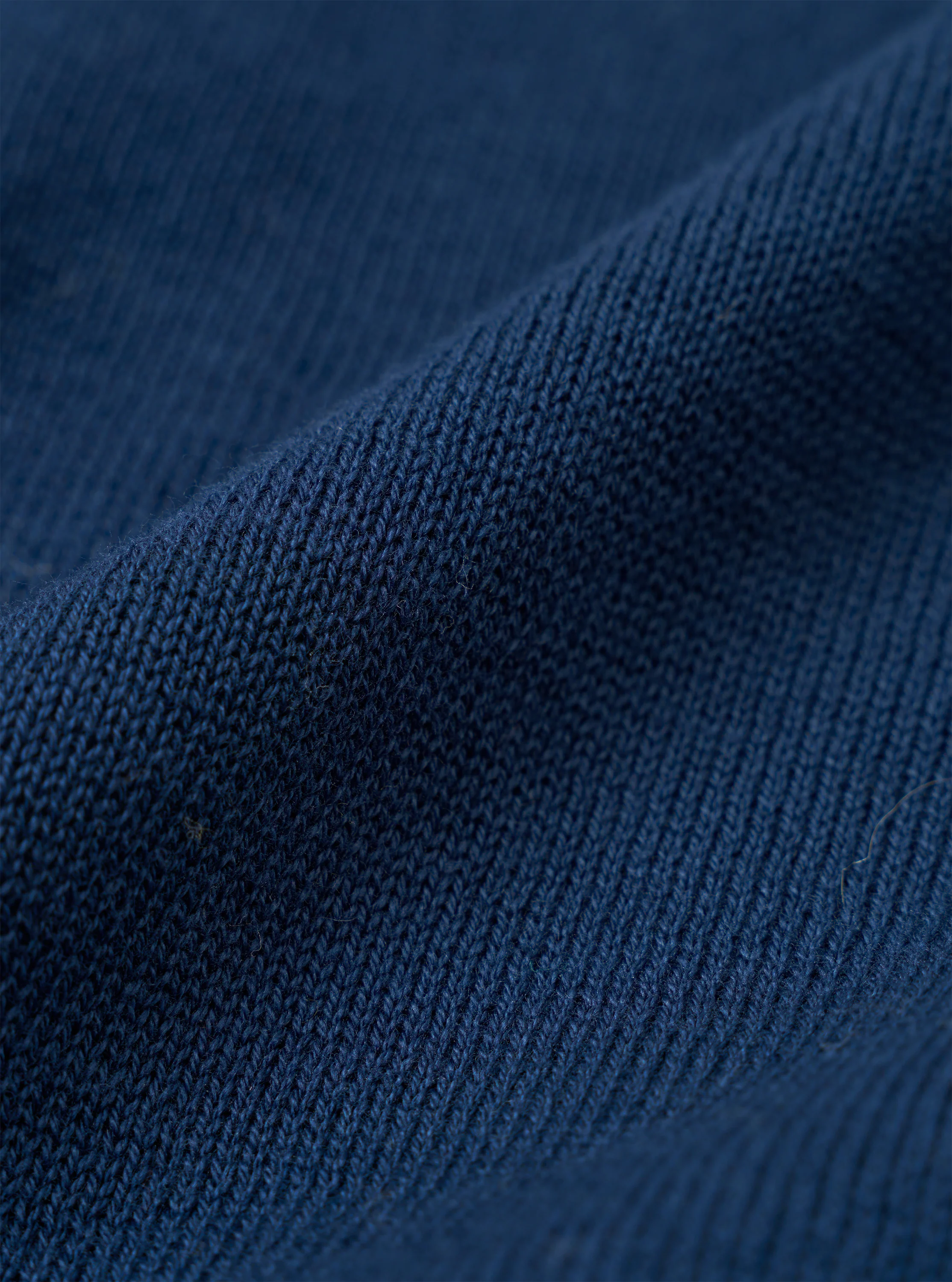 Dark Navy Cotton Lace Knit Jonny Knit Shirt - Image 4