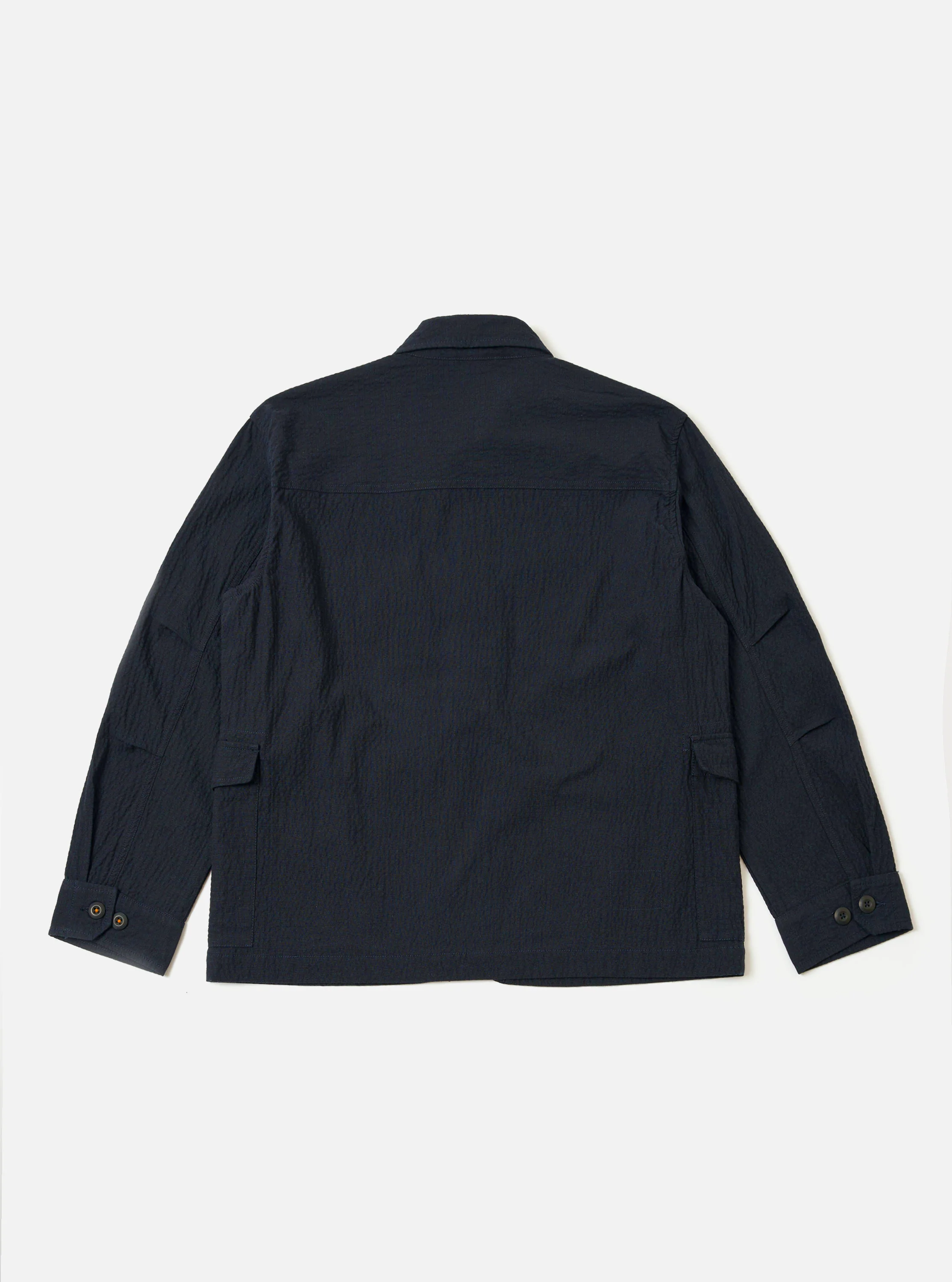 Dark Navy Ospina Cotton Duty Jacket - Image 5