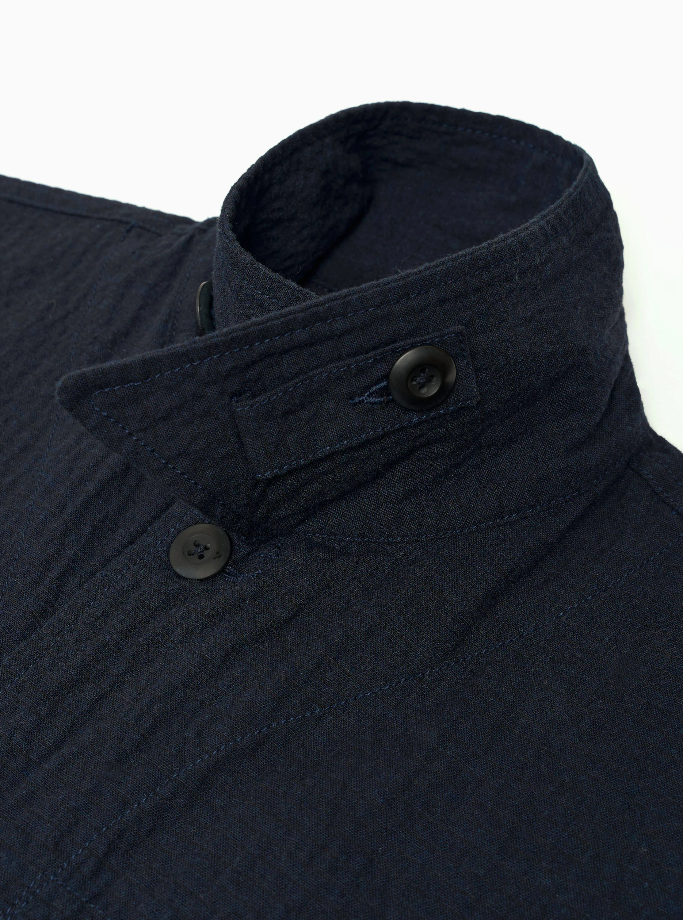 Dark Navy Ospina Cotton Duty Jacket - Image 6