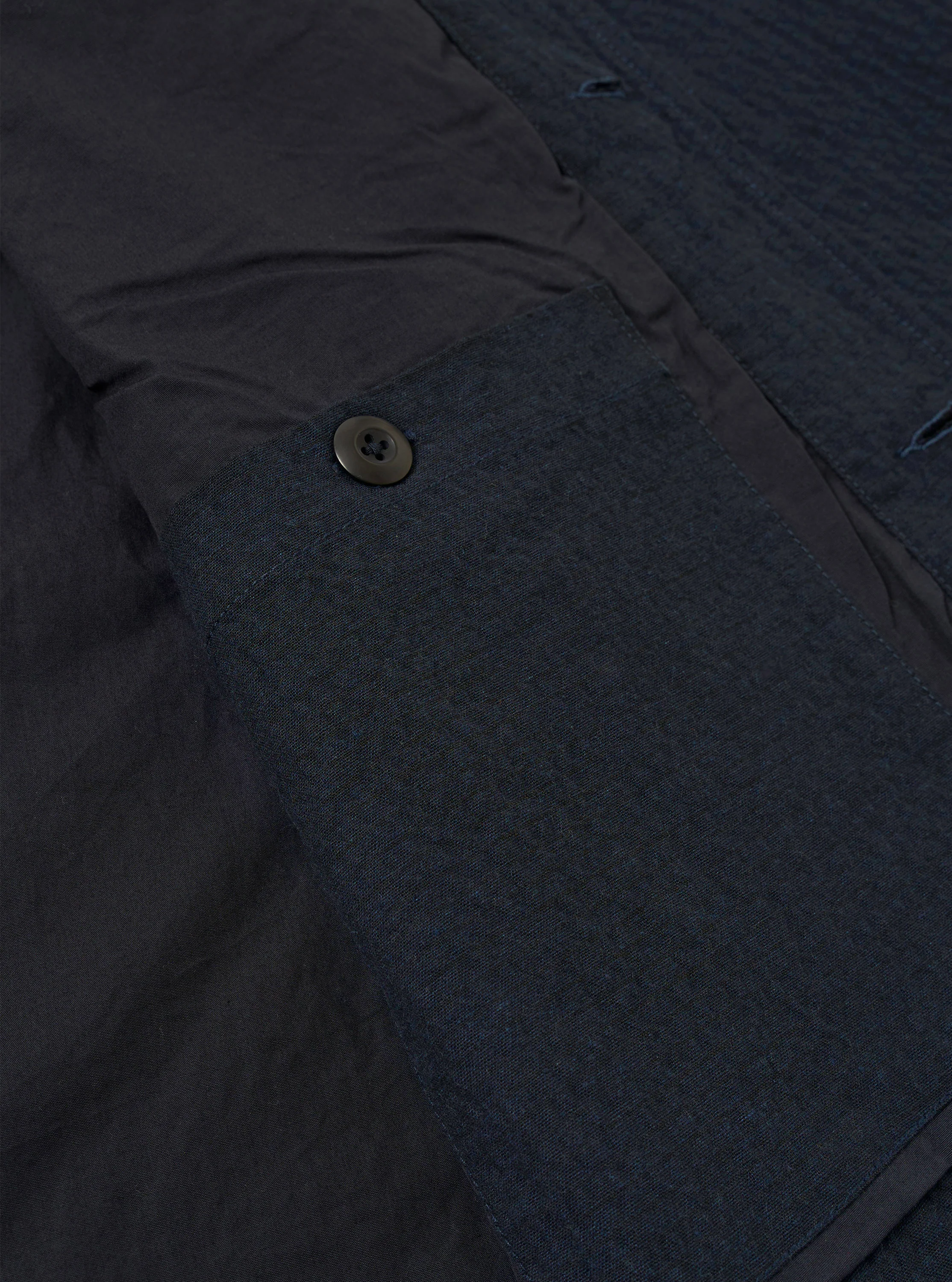 Dark Navy Ospina Cotton Duty Jacket - Image 7