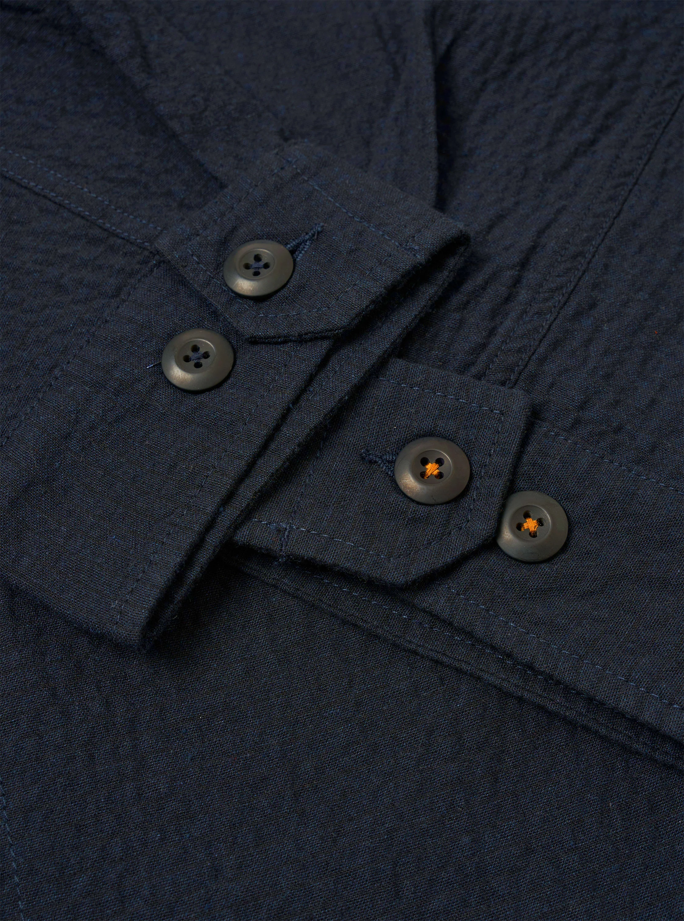 Dark Navy Ospina Cotton Duty Jacket - Image 8