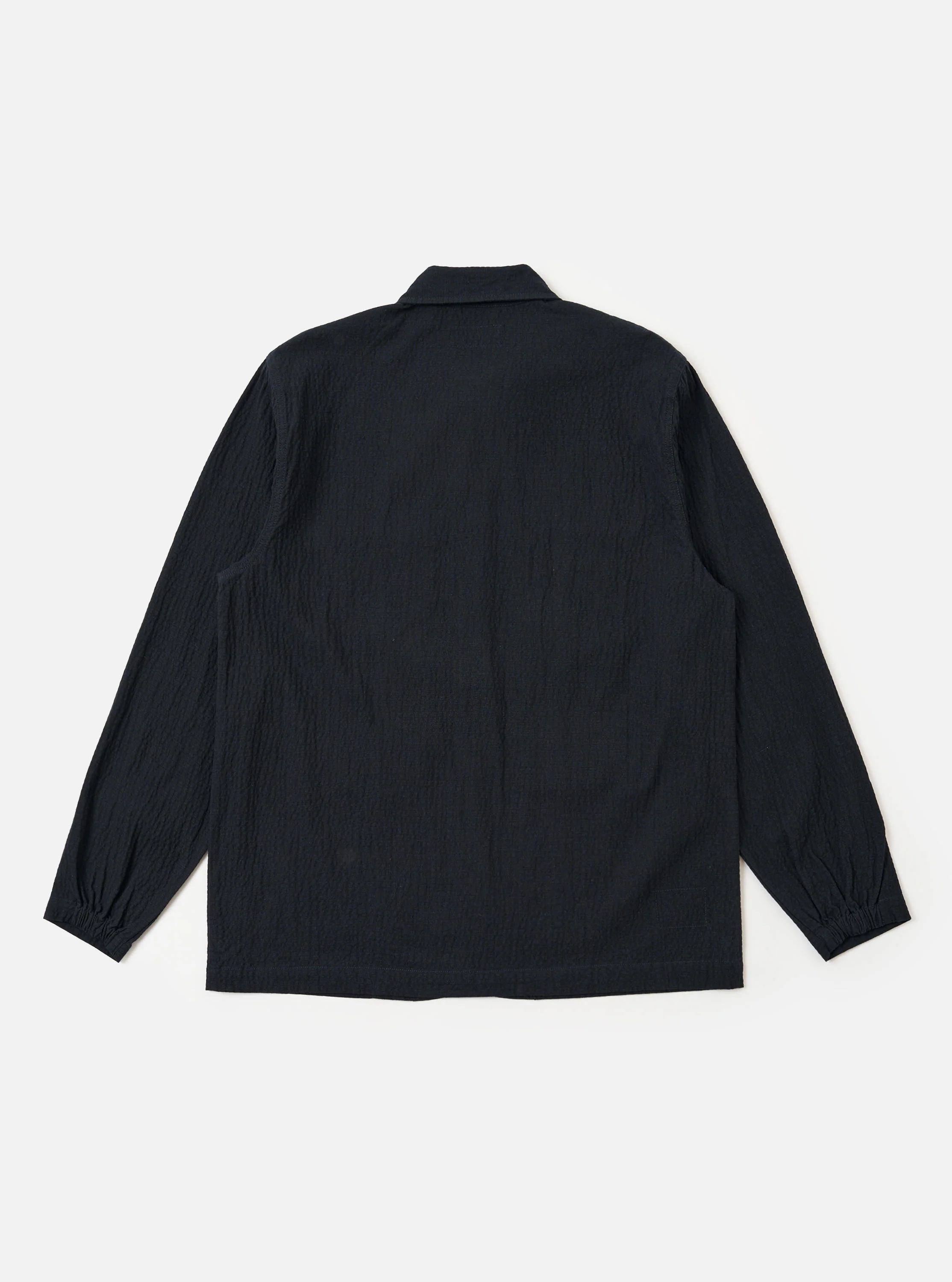 Dark Navy Ospina Cotton Labour Jacket - Image 3