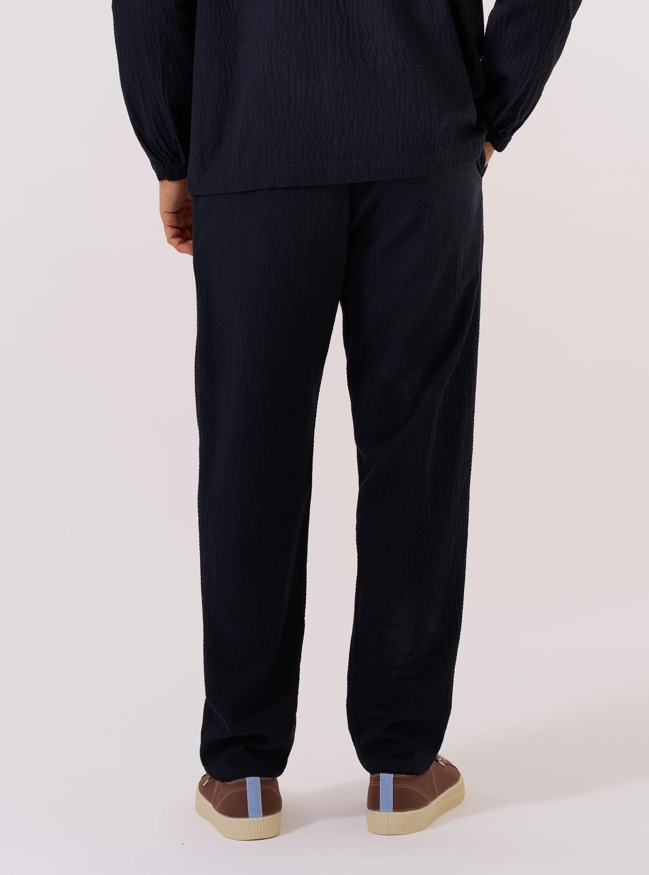 Dark Navy Ospina Cotton Military Chino - Image 3