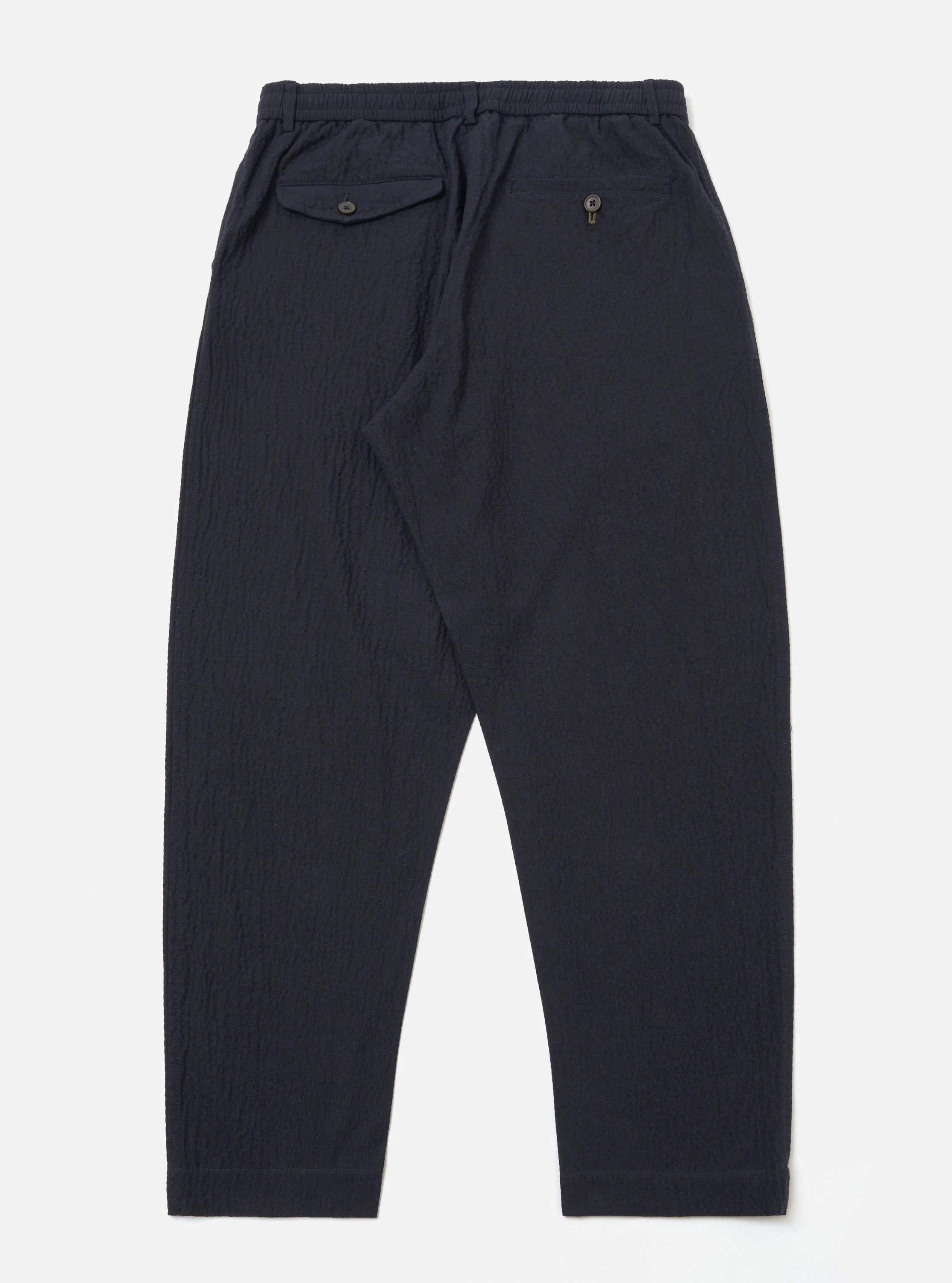Dark Navy Ospina Cotton Oxford Pant - Image 5
