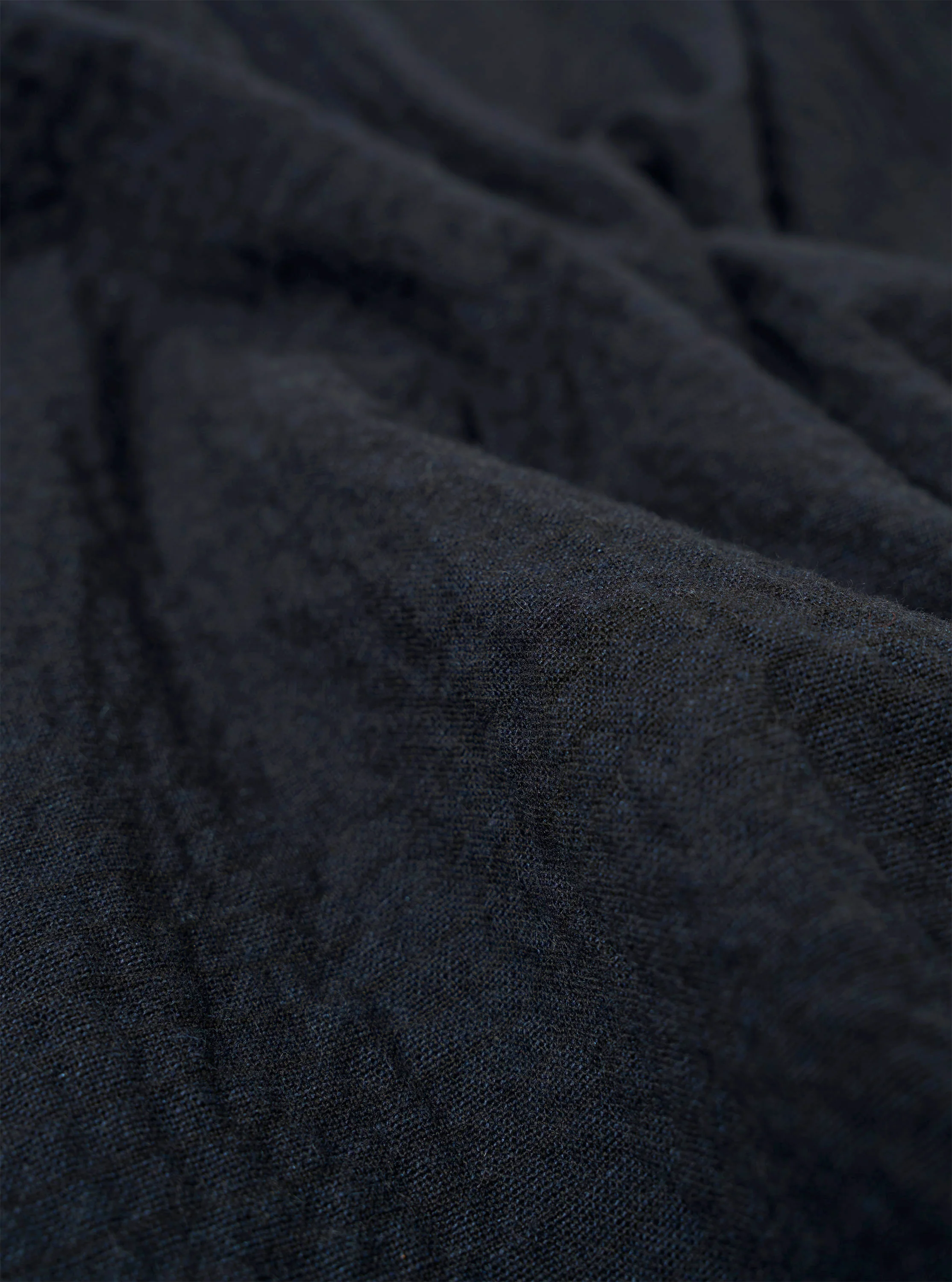 Dark Navy Ospina Cotton Two Button Jacket - Image 4