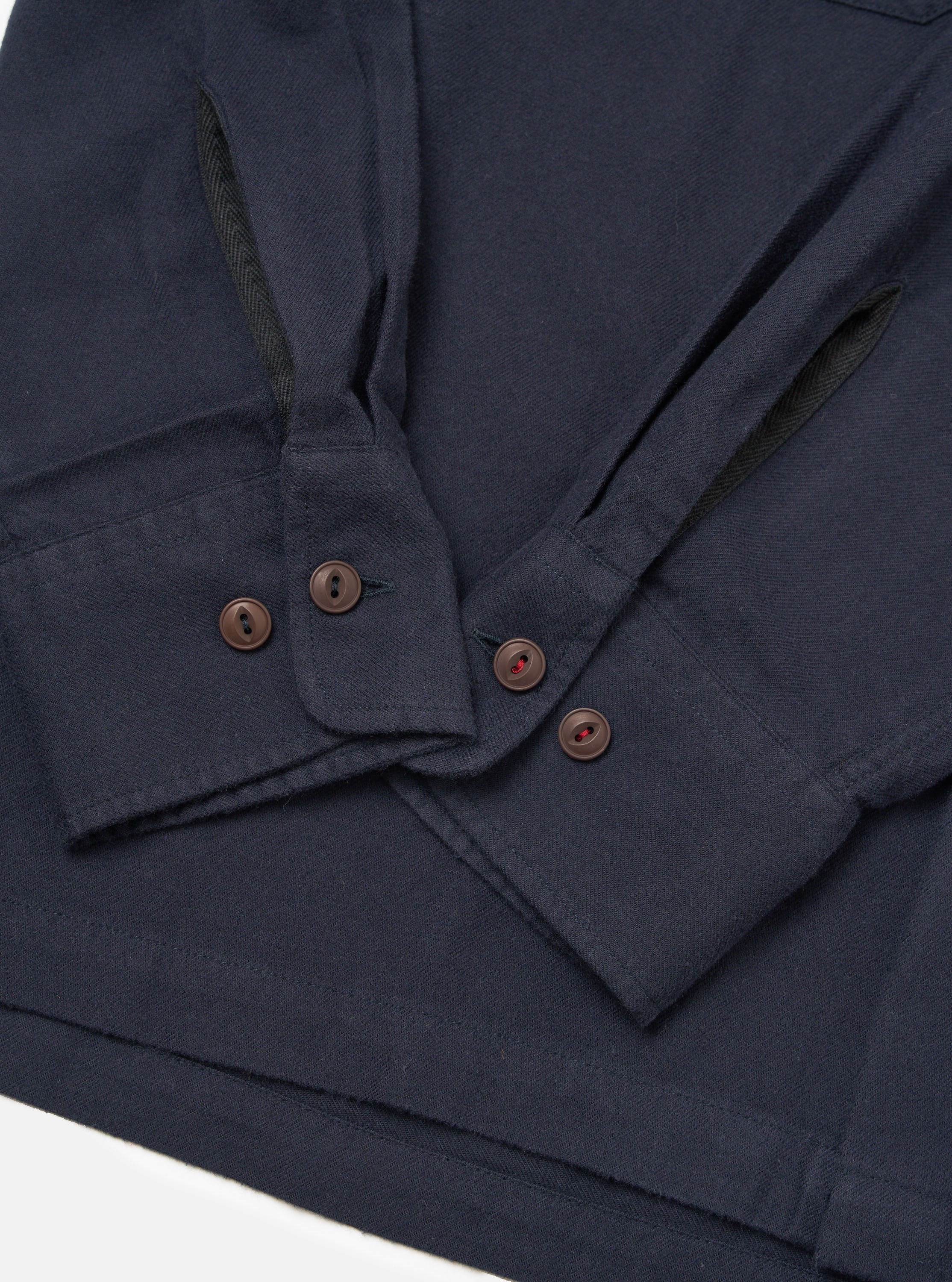 Dark Navy Sid Flannel CPO Shirt - Image 7