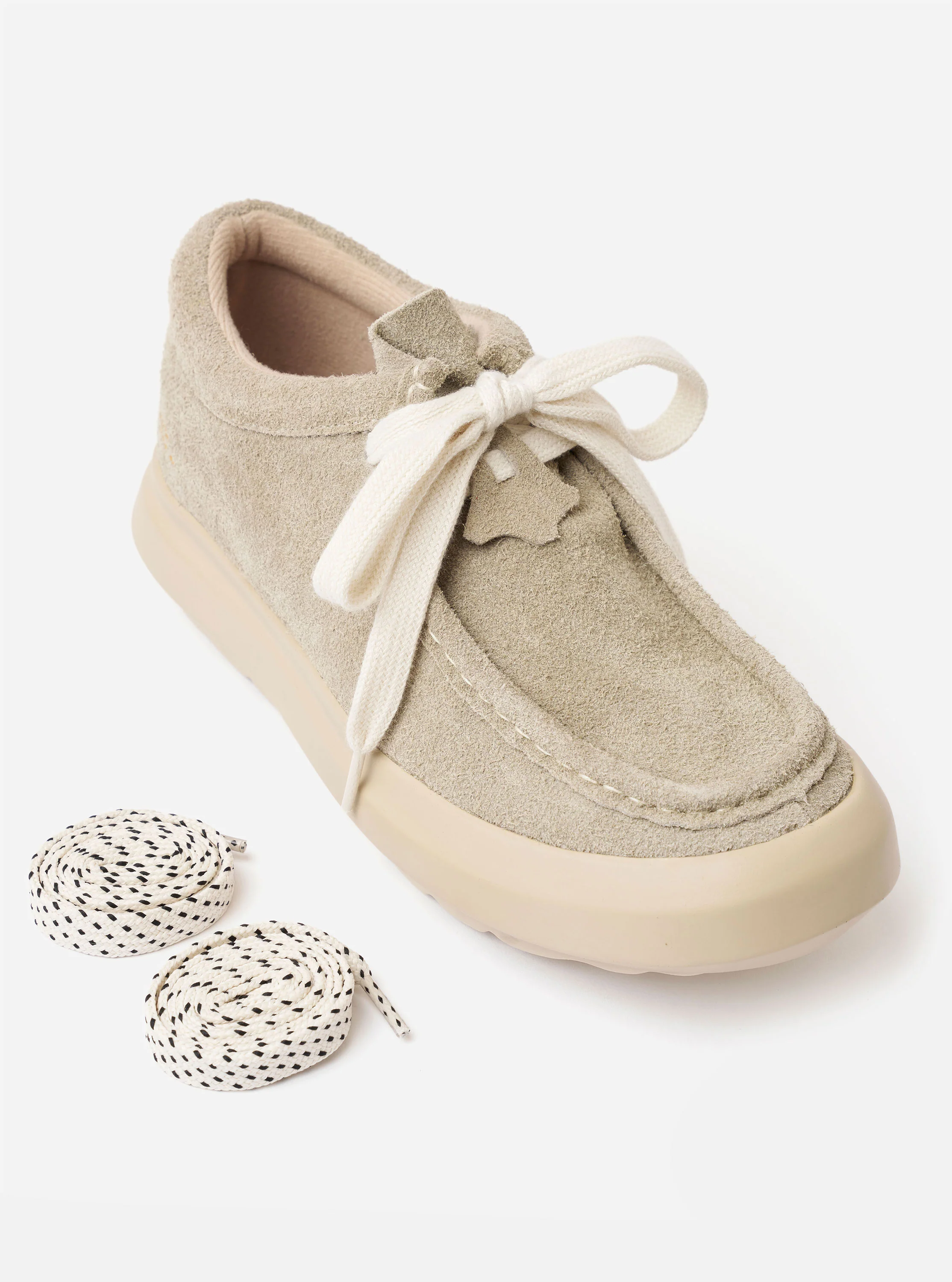 Wander etc. FD/08 in Dust/Off White Suede/Leather - Image 2