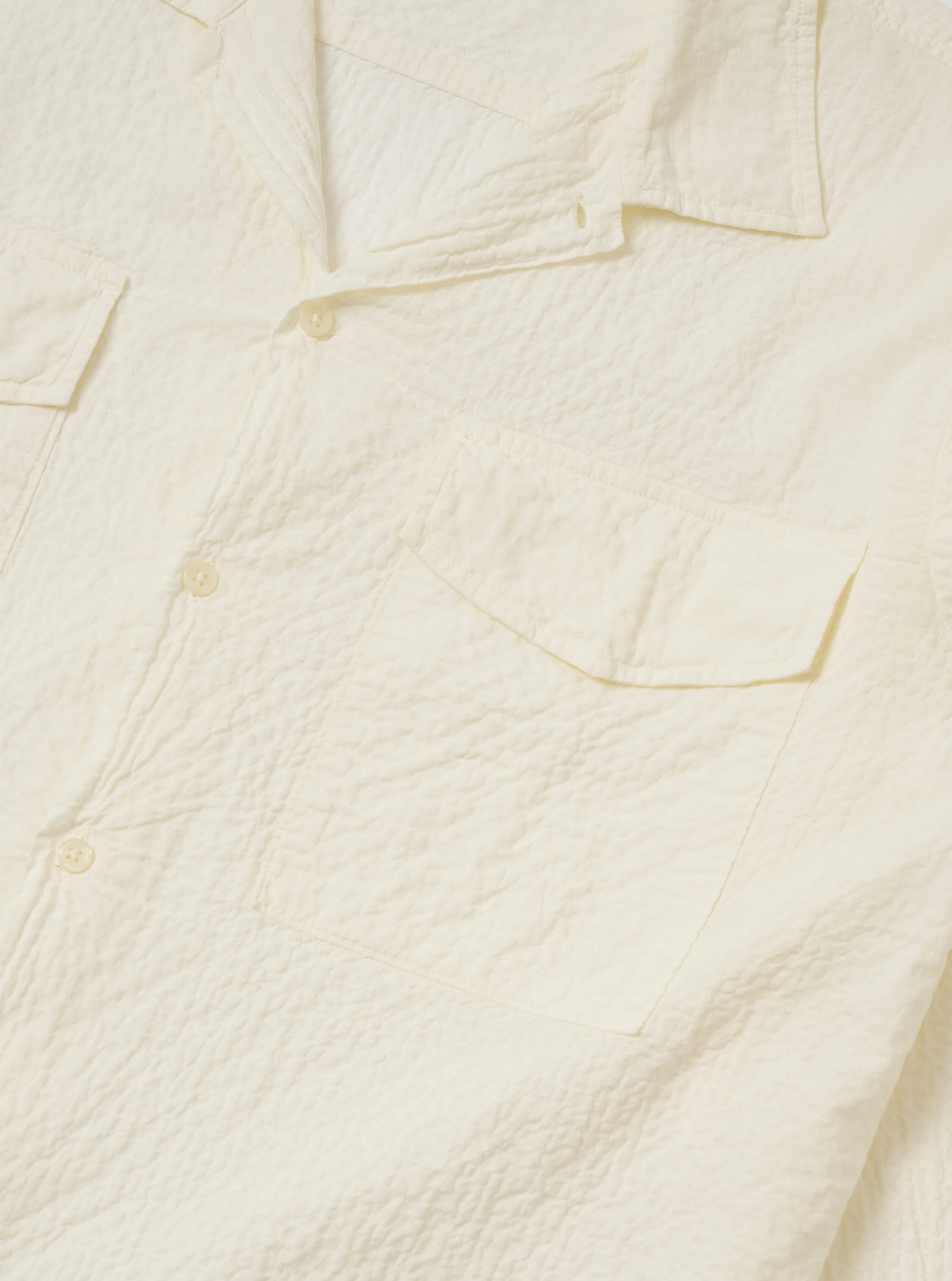 Ecru Arten Seersucker Attendant Shirt - Image 6