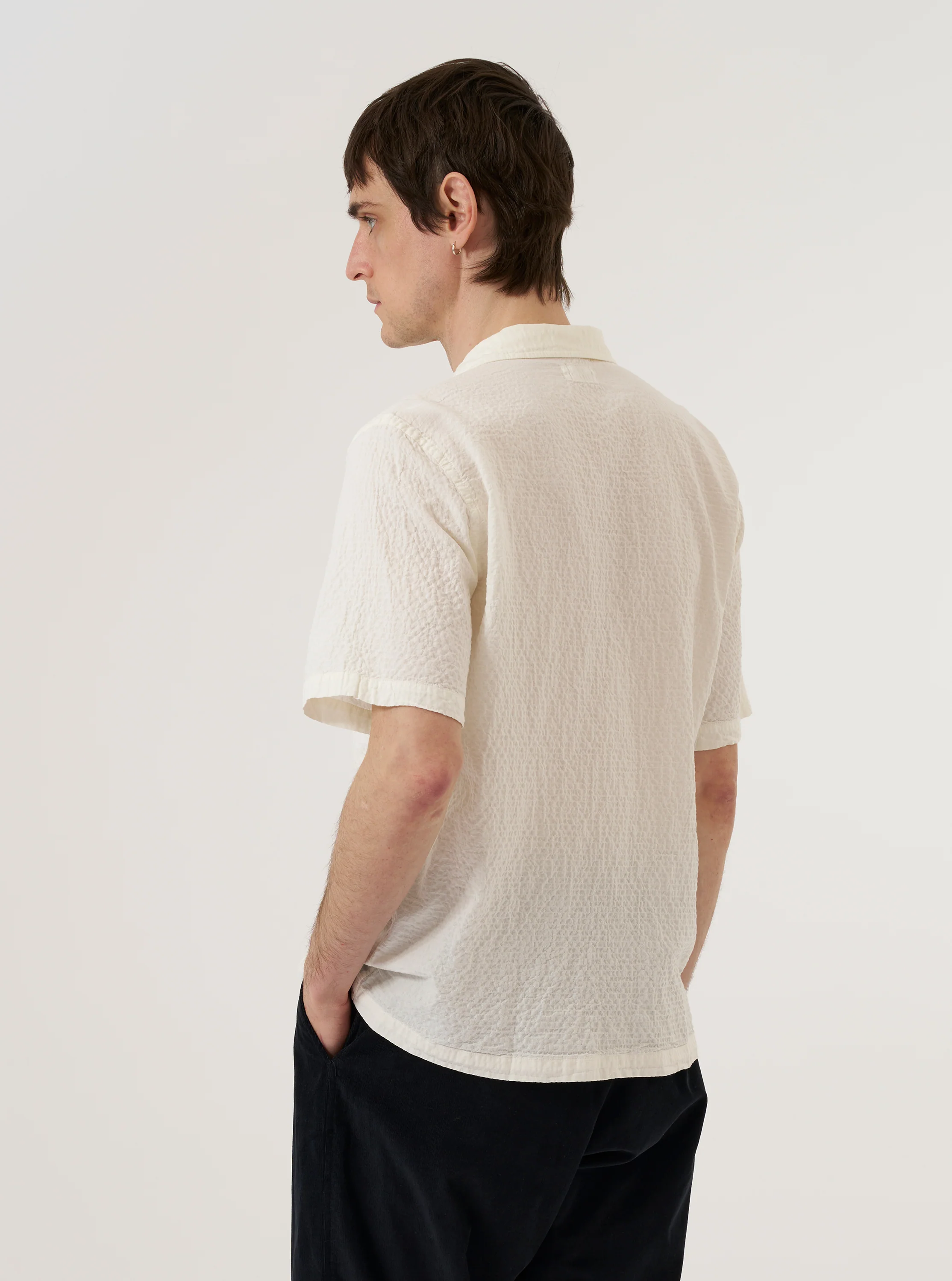 Ecru Arten Seersucker Road Shirt - Image 3