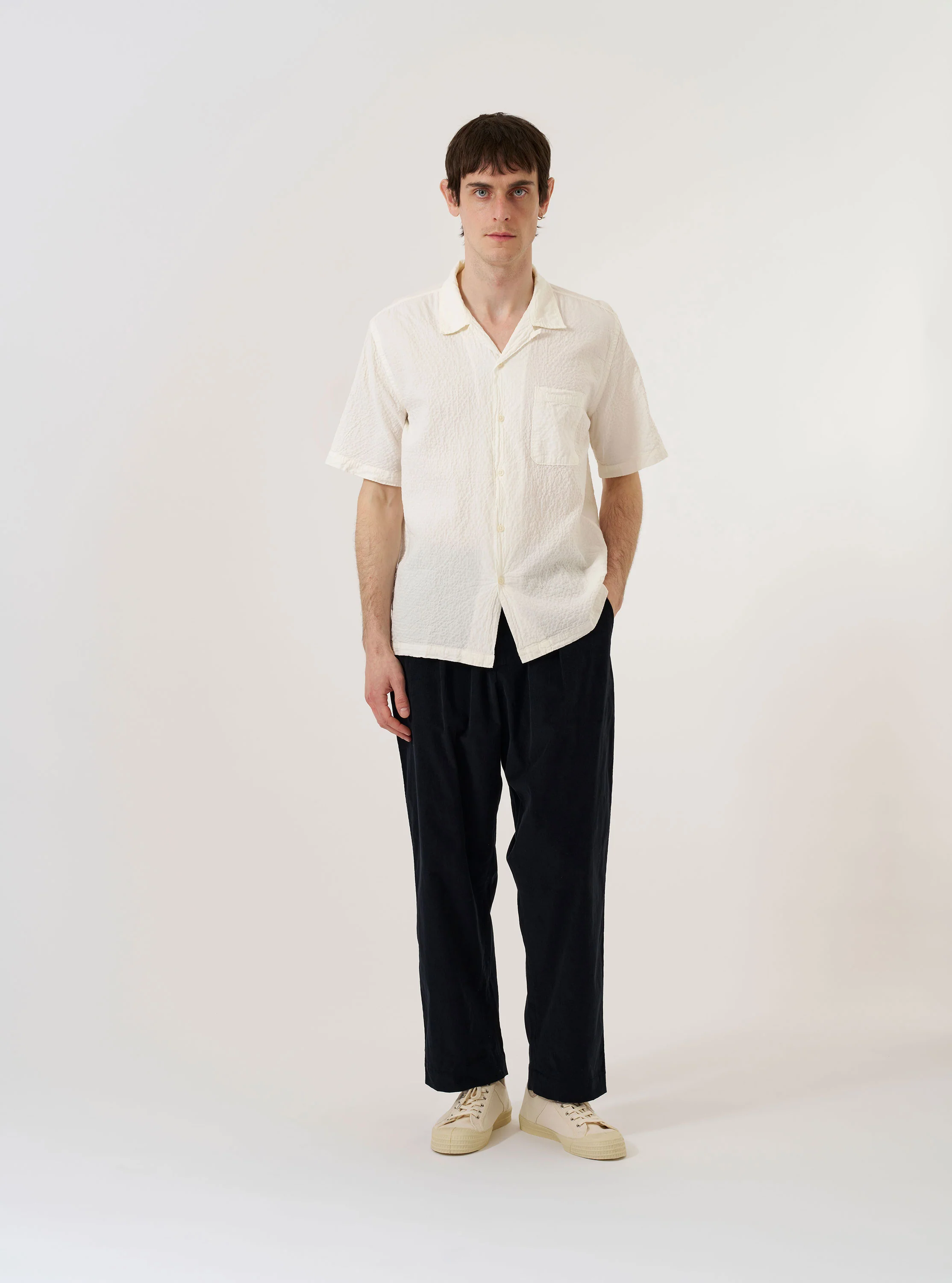Ecru Arten Seersucker Road Shirt - Image 7