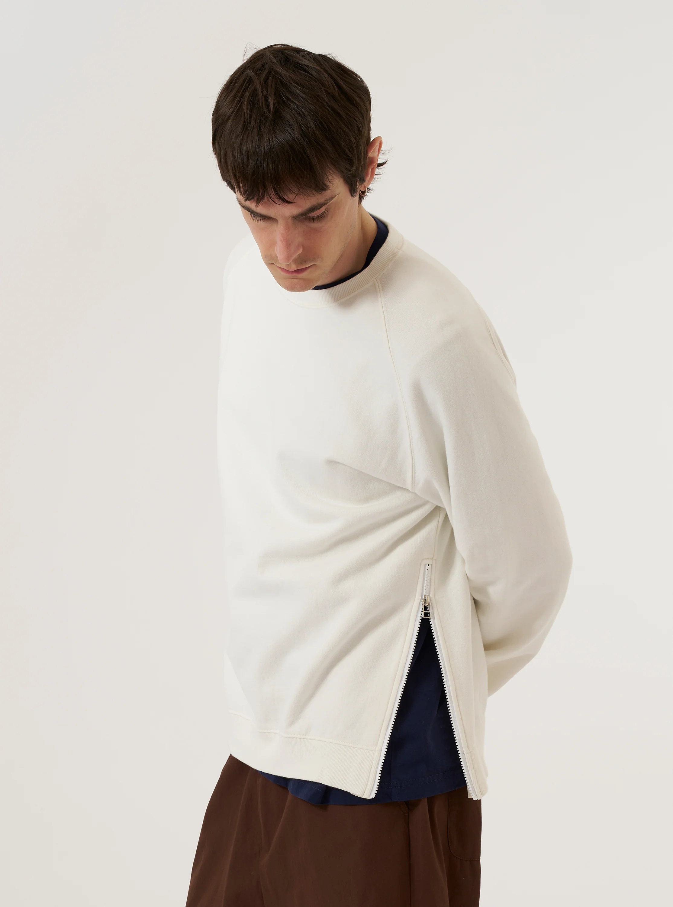 Ecru Brush Back Sweat Billy Sweat - Image 4