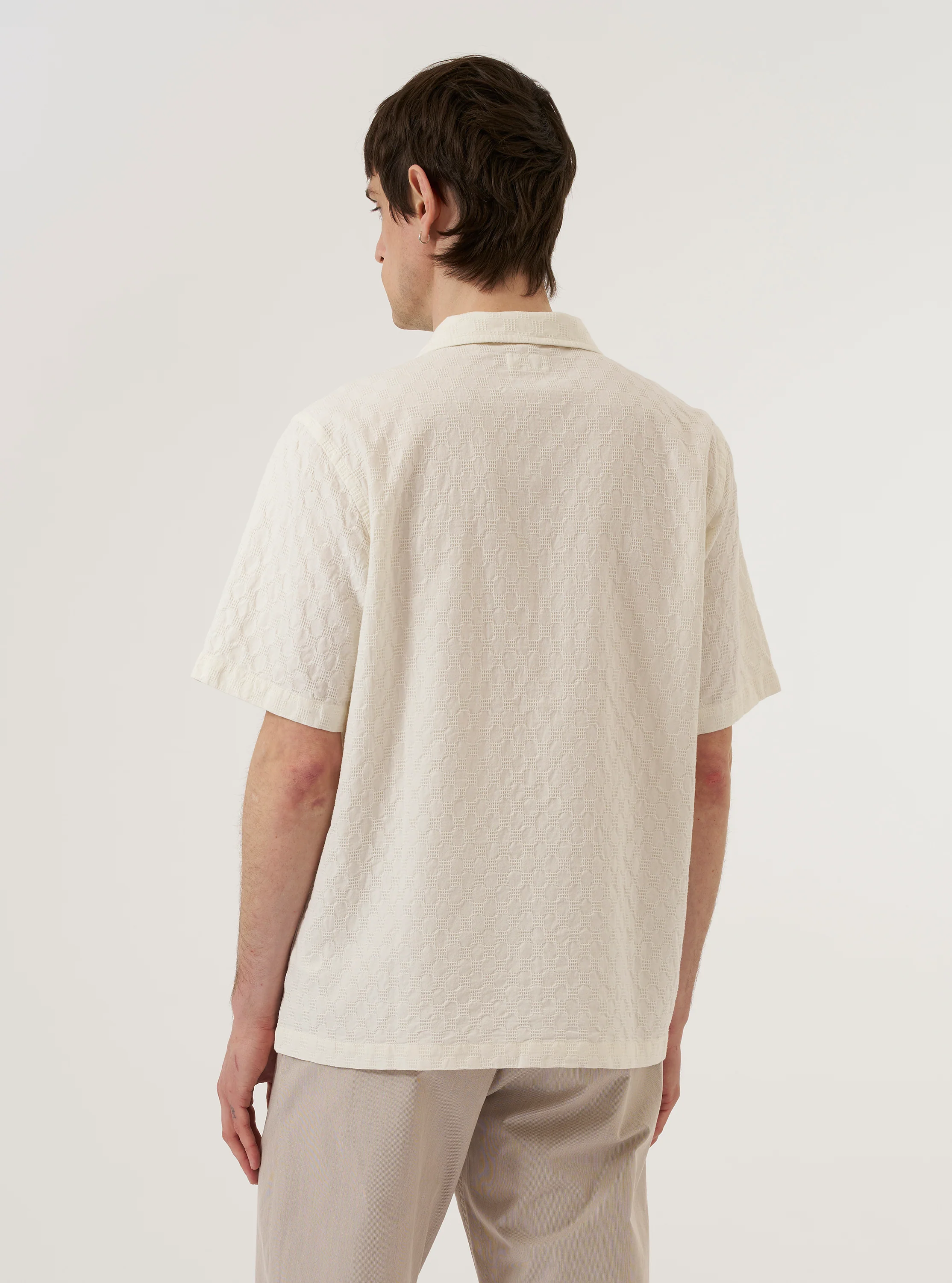 Ecru Dot Waffle Road Shirt - Image 3
