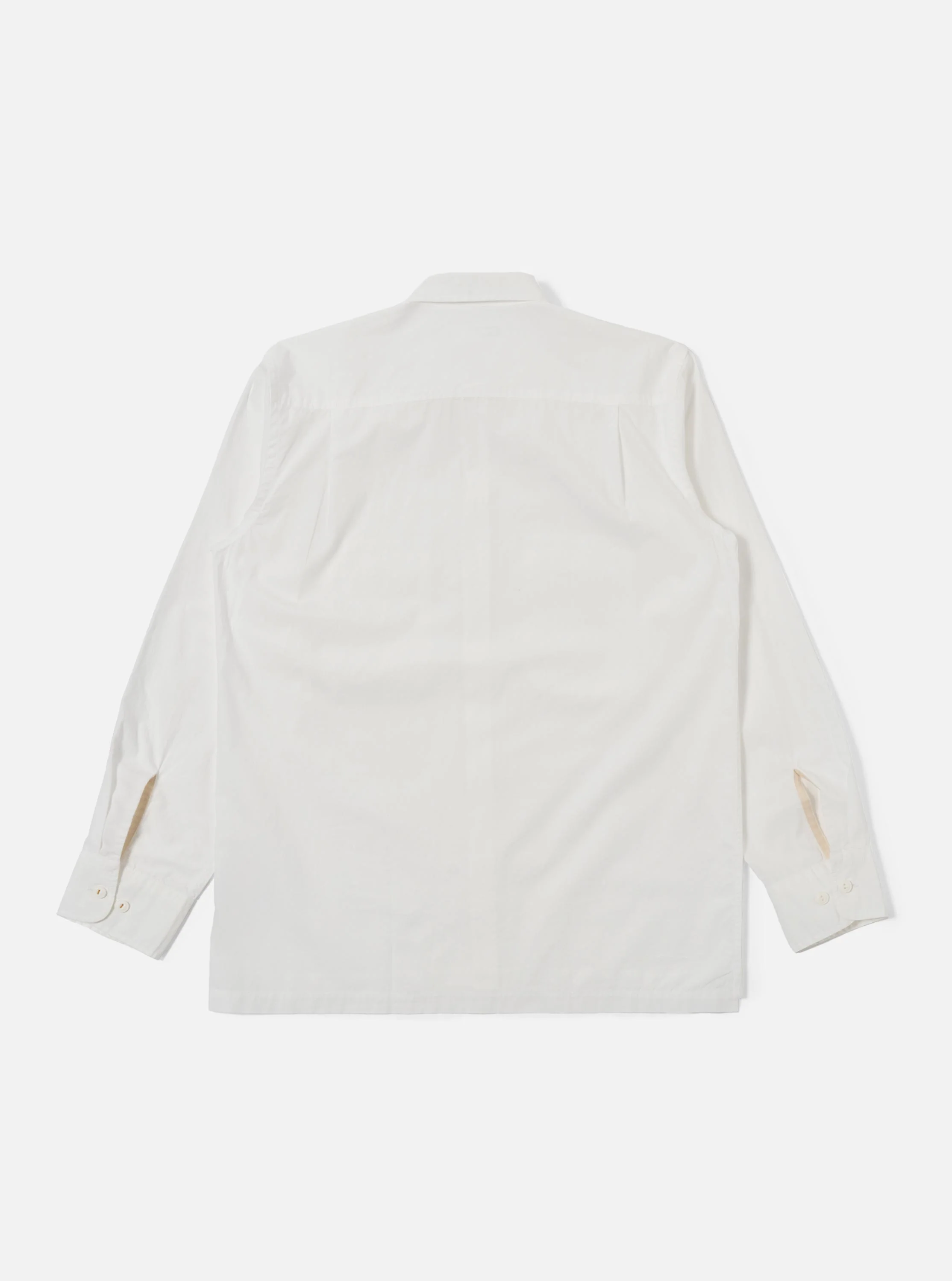 Ecru Organic Fine Poplin CPO Shirt - Image 5