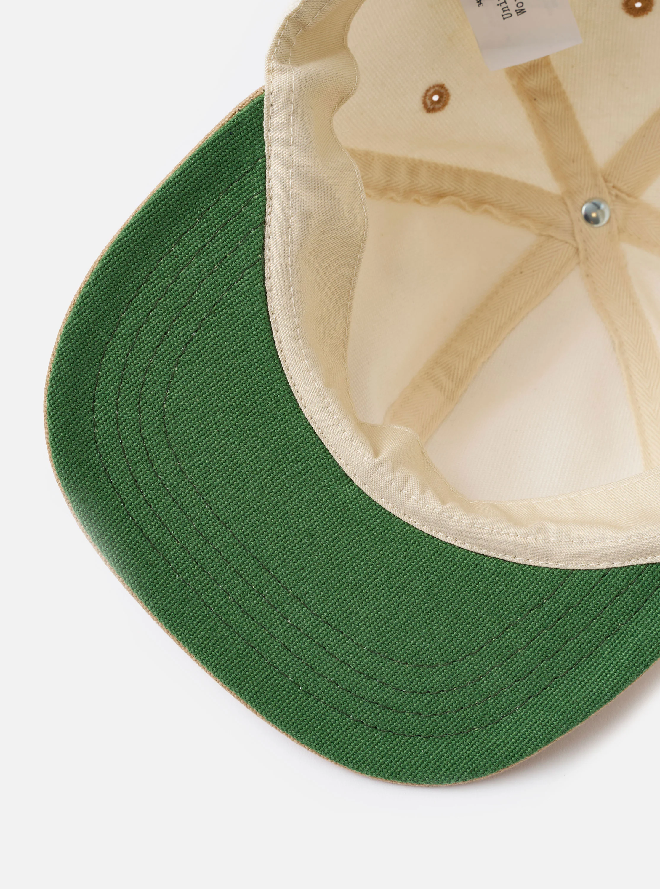 Ecru/Sand Canvas Baseball Hat - Image 4