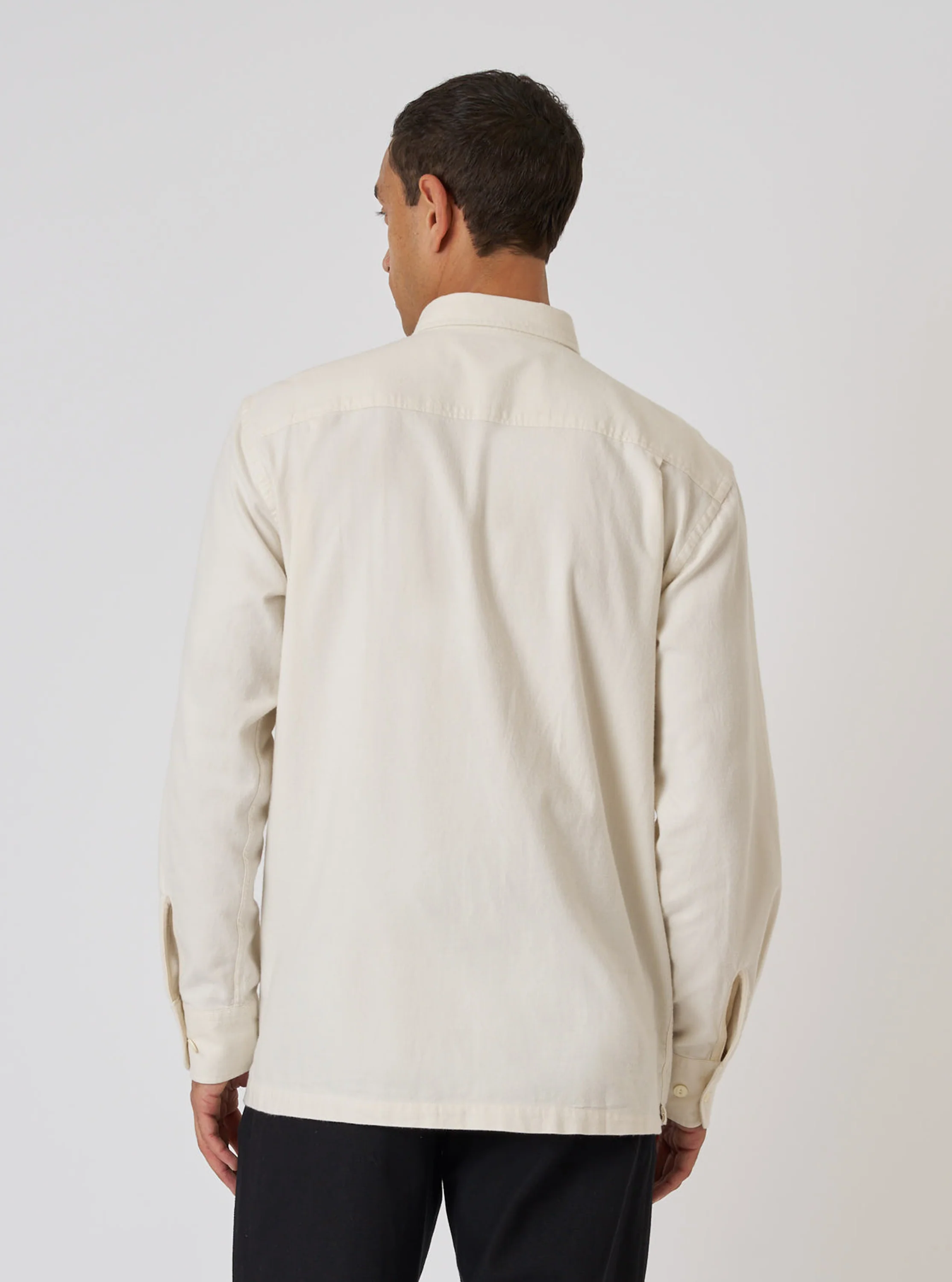 Ecru Sid Flannel CPO Shirt - Image 3