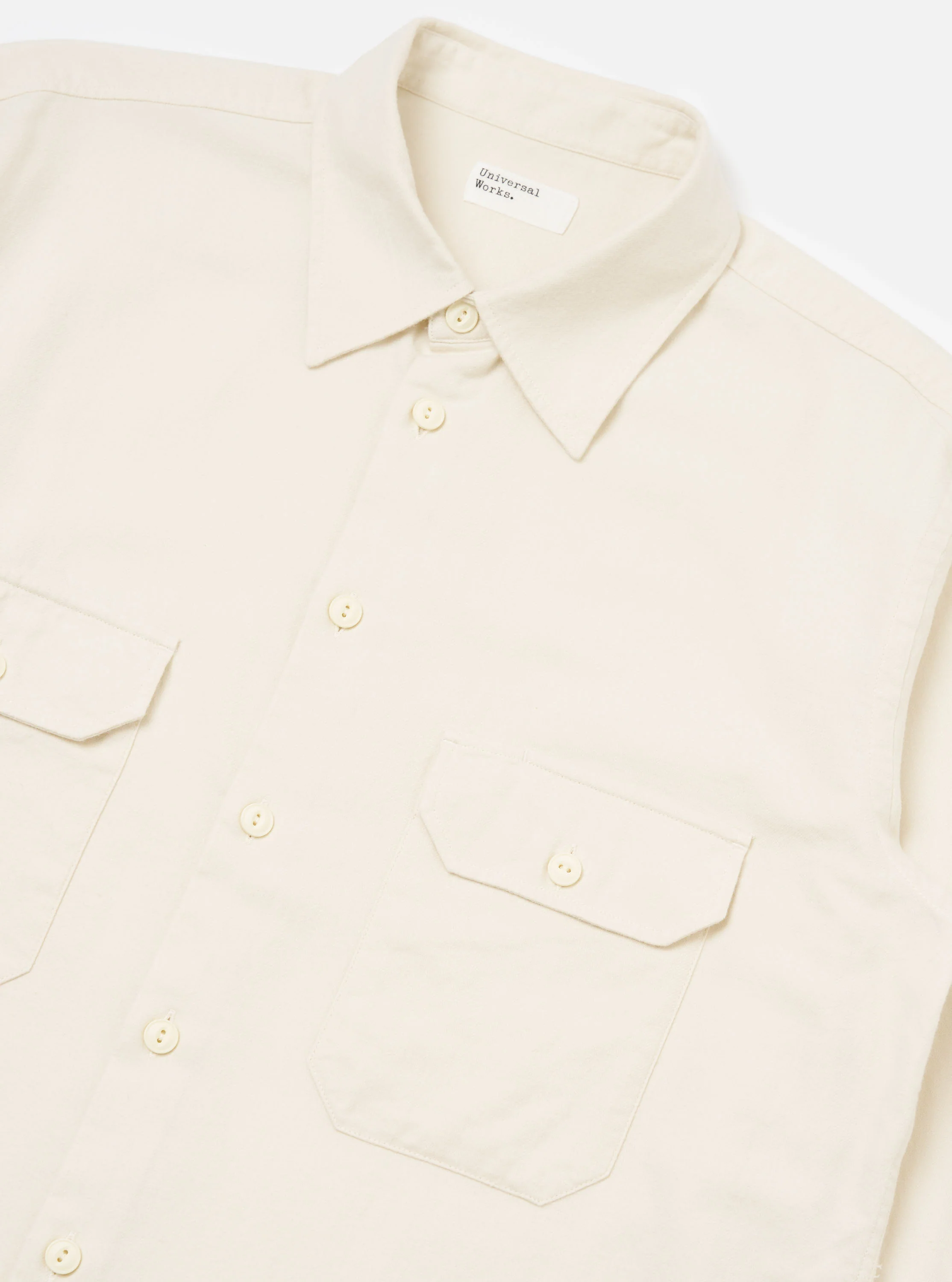 Ecru Sid Flannel CPO Shirt - Image 6