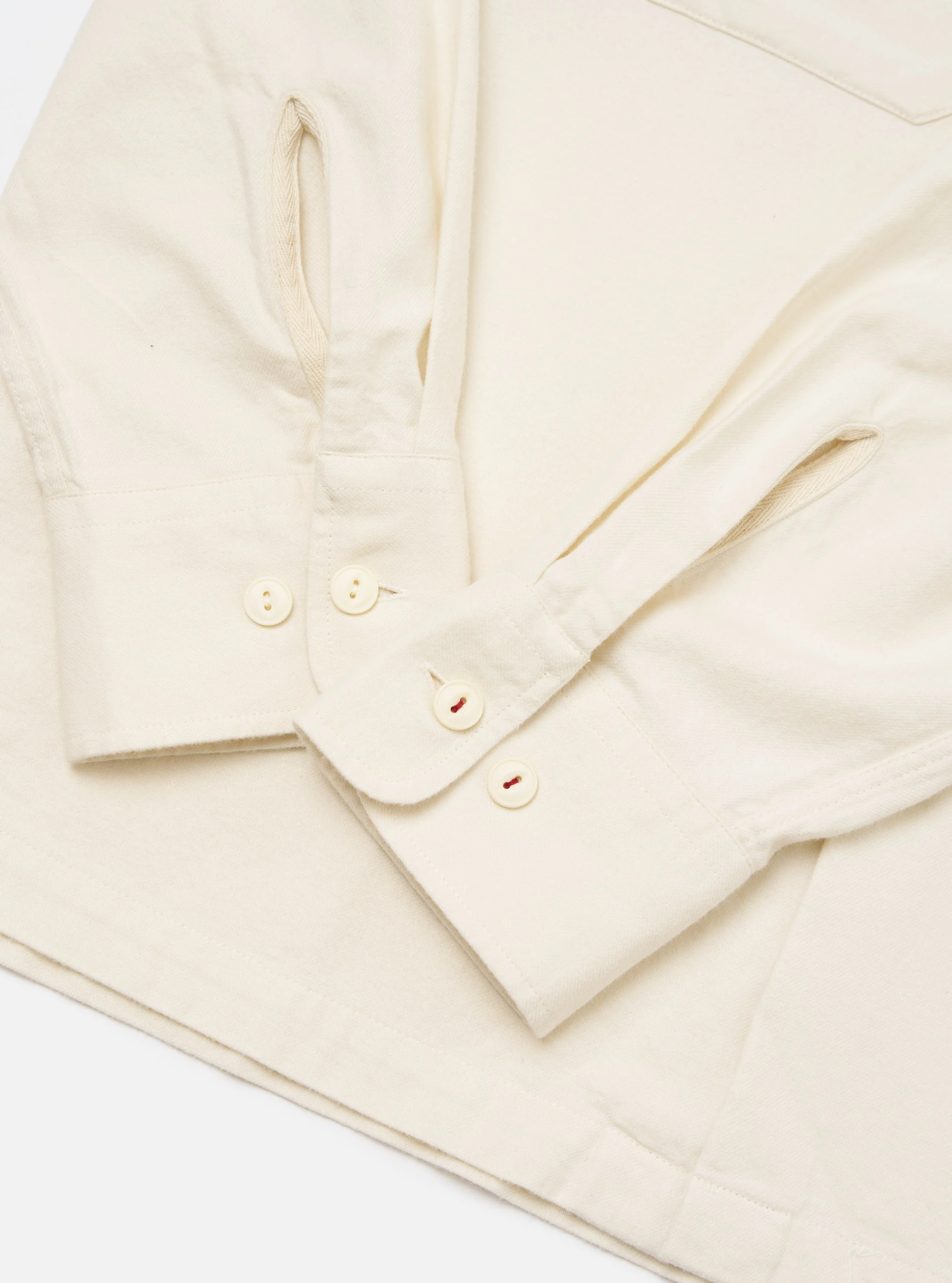 Ecru Sid Flannel CPO Shirt - Image 7