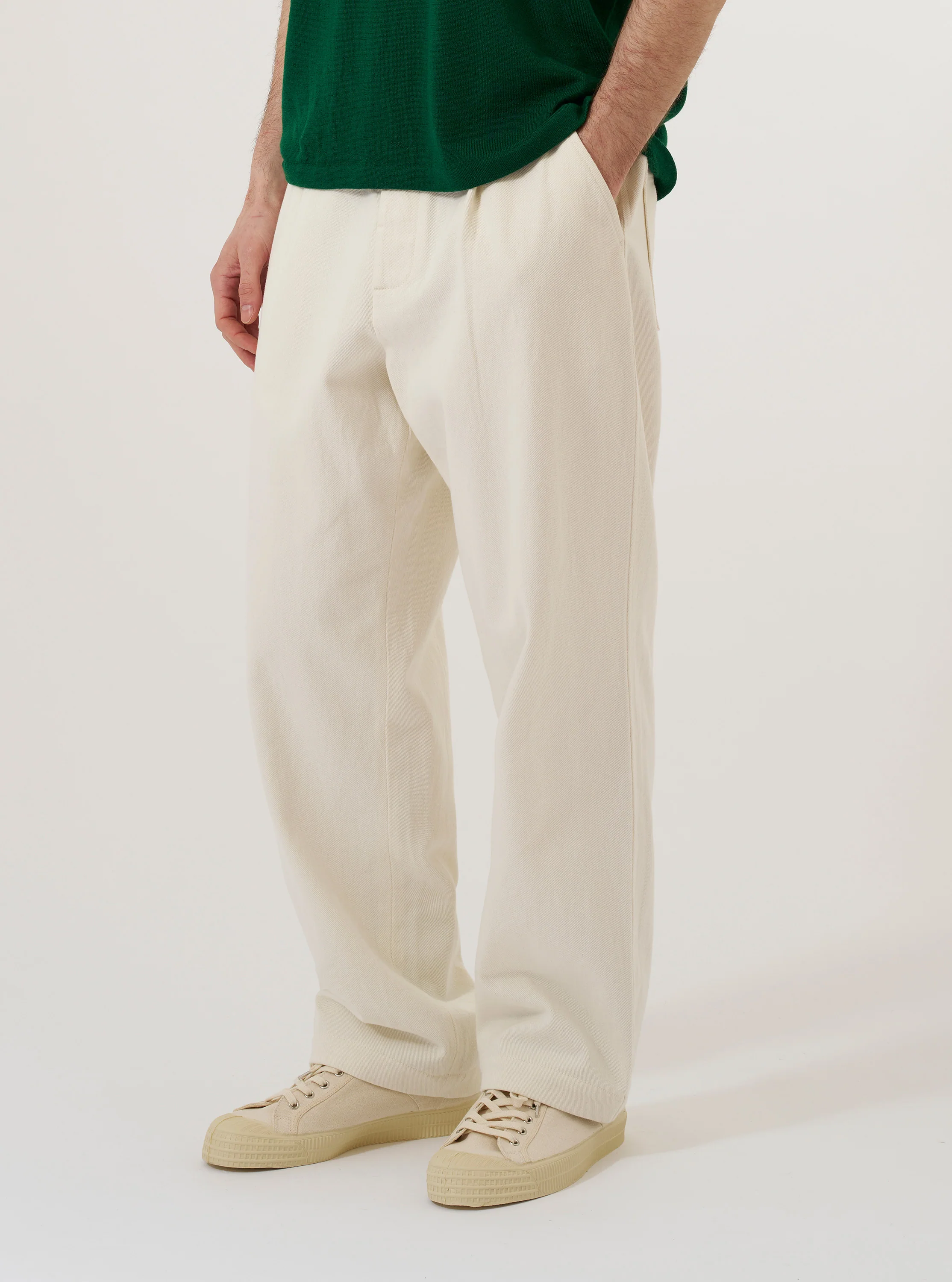 Ecru Slub Drill Duke Pant - Image 2