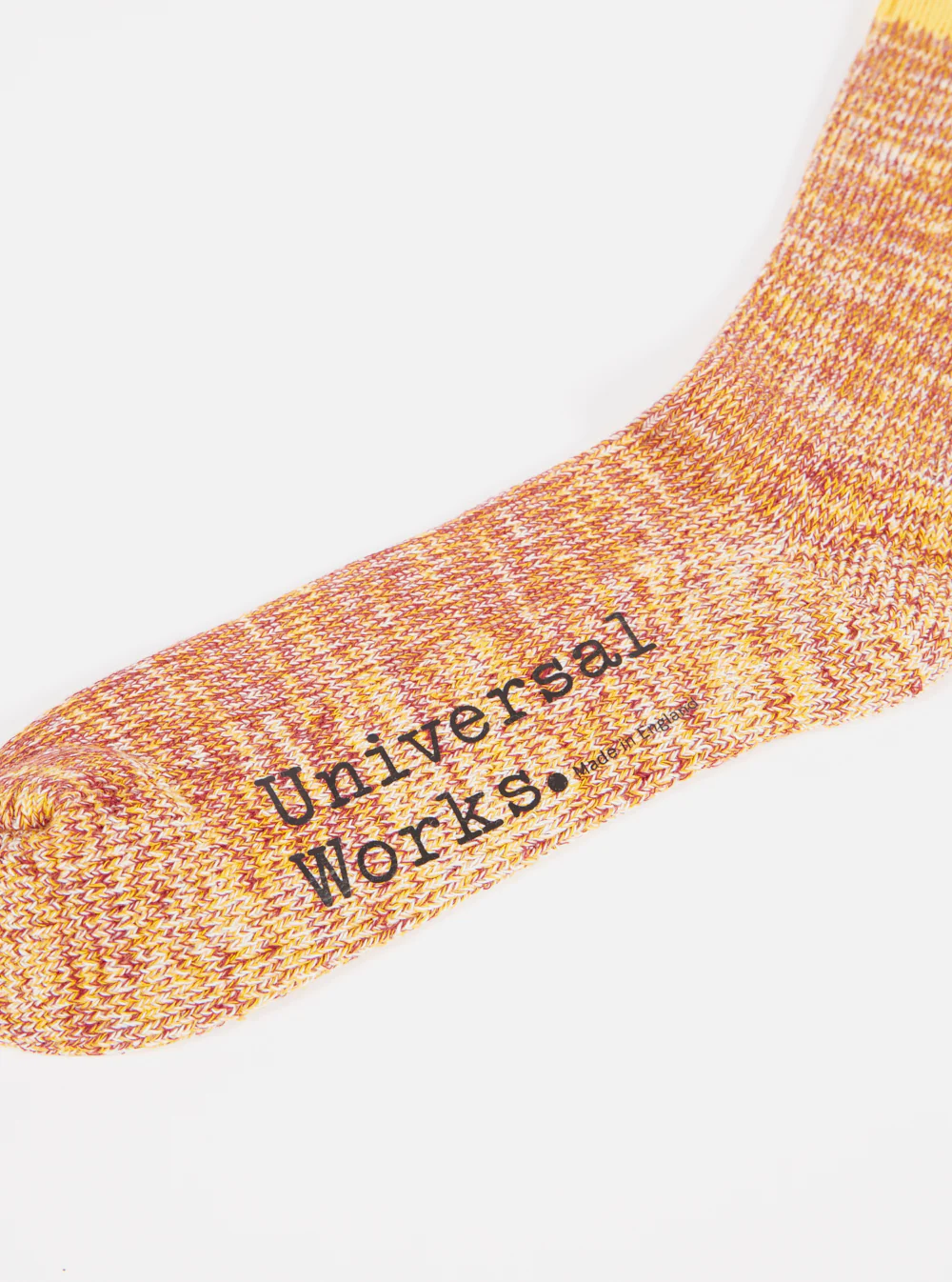 Yellow Cotton Everyday Stripe Sock - Image 8