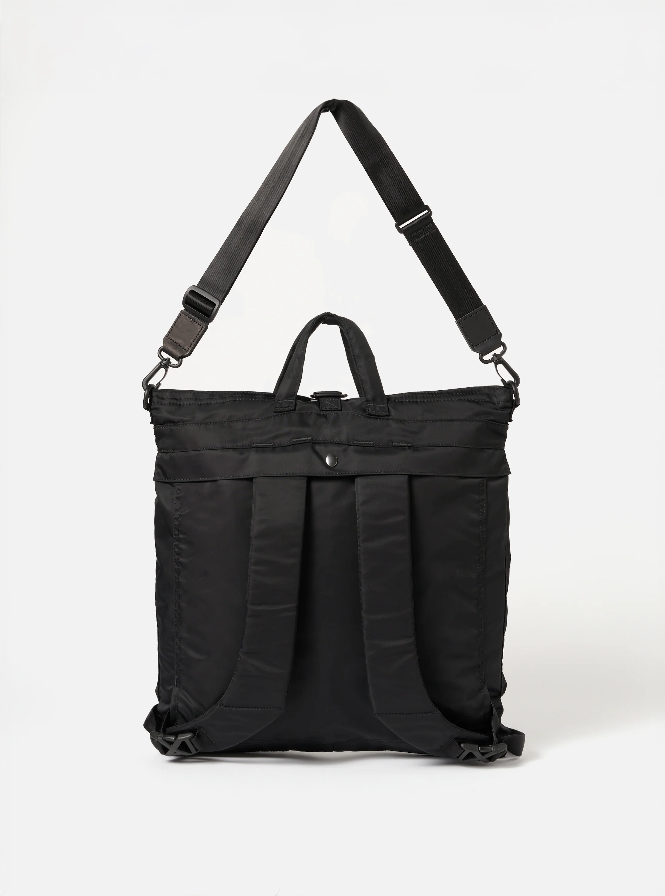 F/CE.® Black Recycled Twill 3-Way Helmet Bag - Image 8