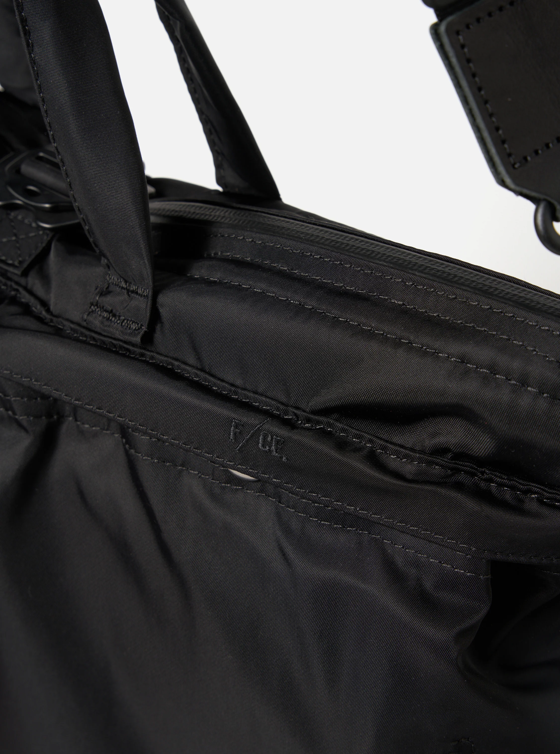 F/CE.® Black Recycled Twill 3-Way Helmet Bag - Image 9