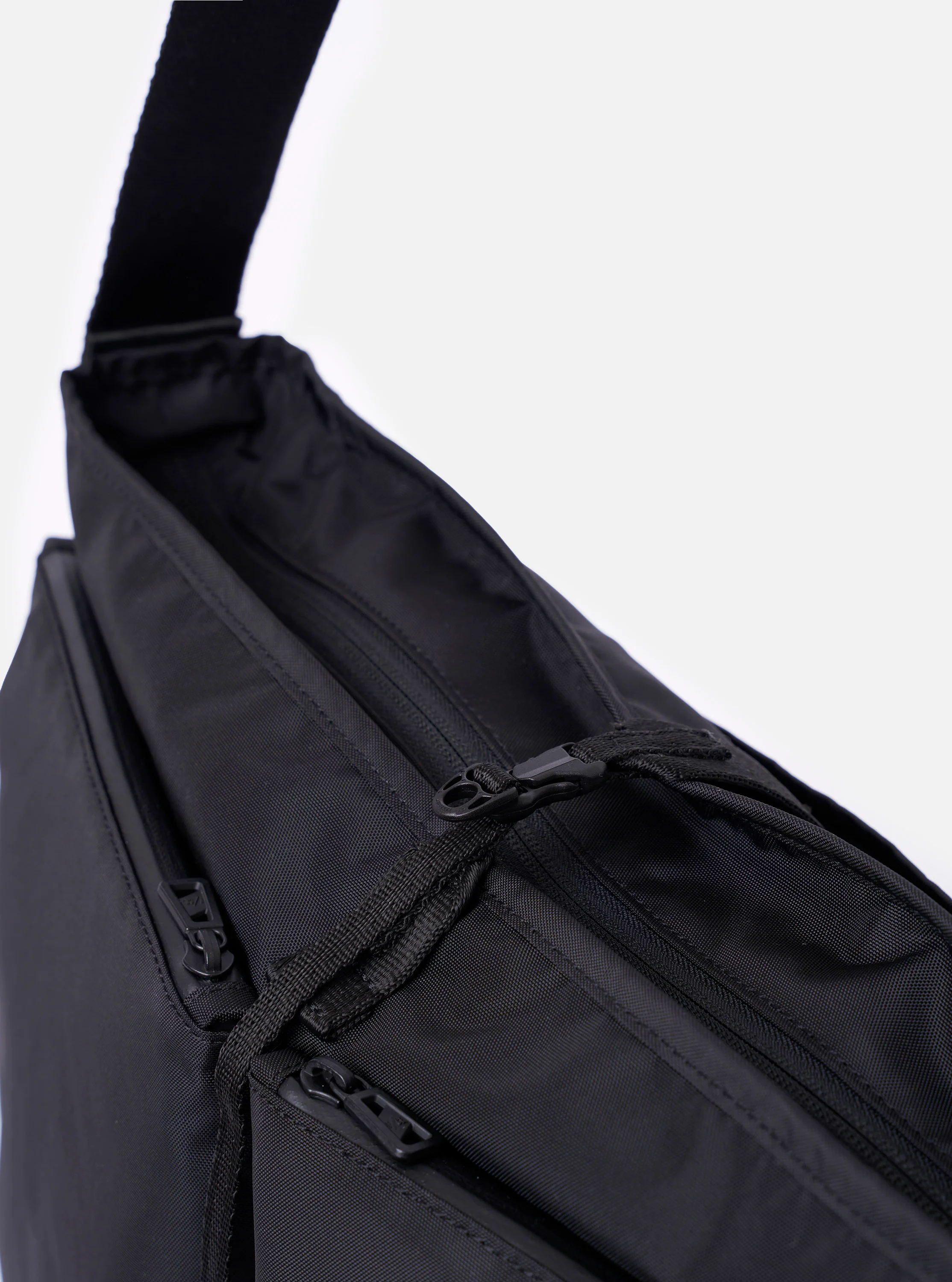F/CE.® Black Recycled Nylon 420 re/cor Courier Shoulder Bag - Image 11