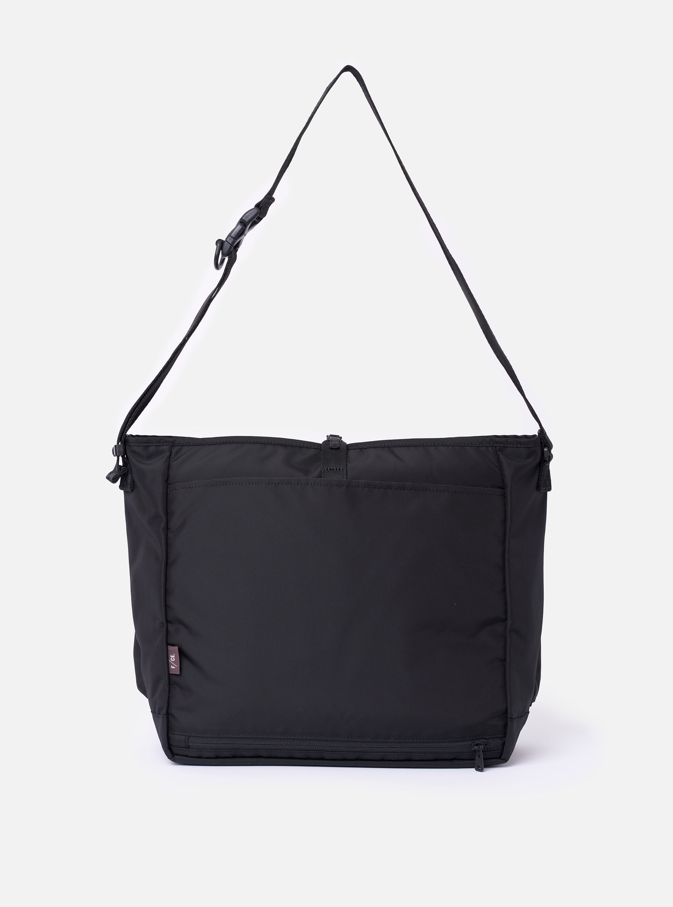 F/CE.® Black Recycled Nylon 420 re/cor Courier Shoulder Bag - Image 2