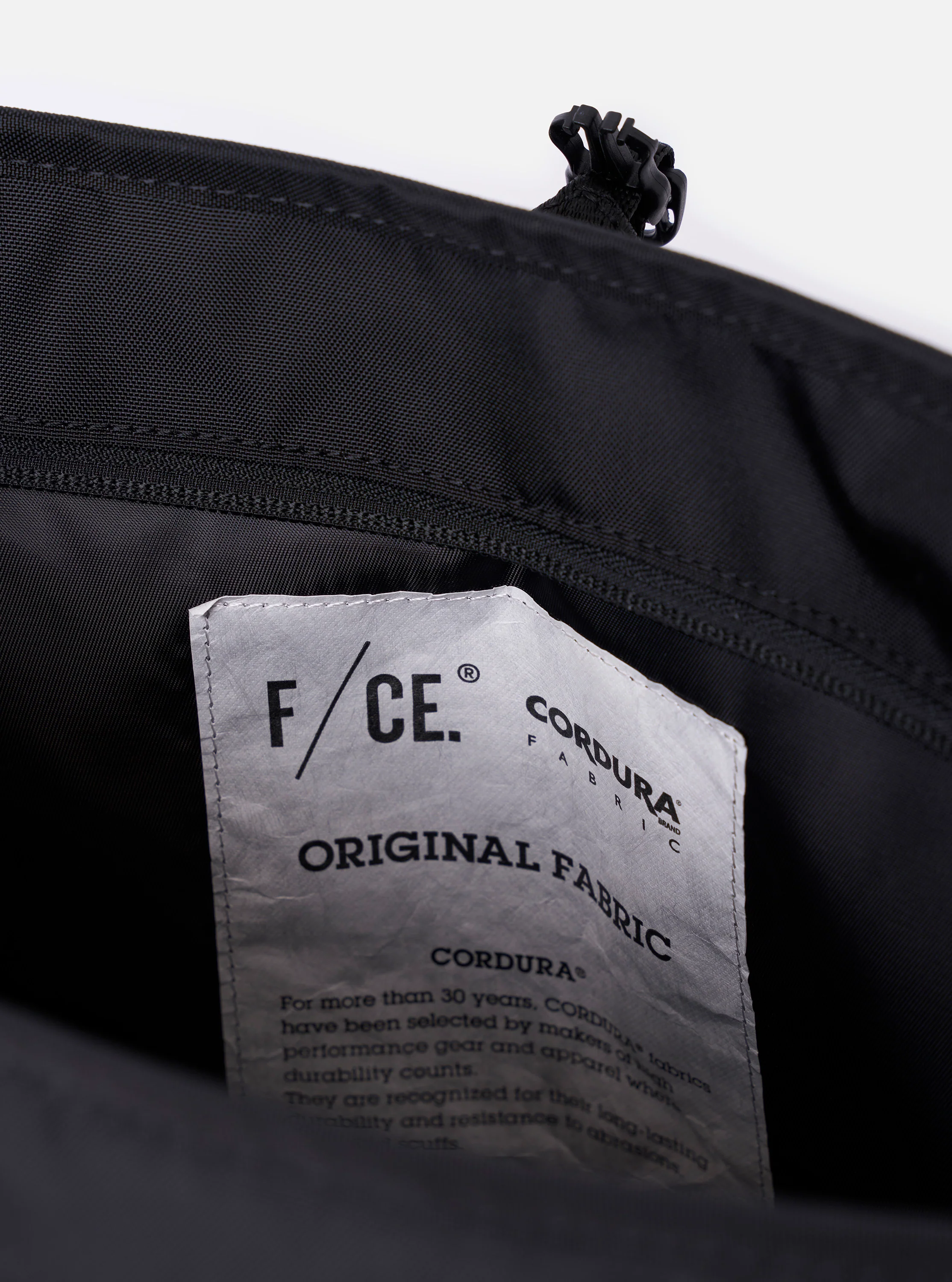 F/CE.® Black Recycled Nylon 420 re/cor Courier Shoulder Bag - Image 6