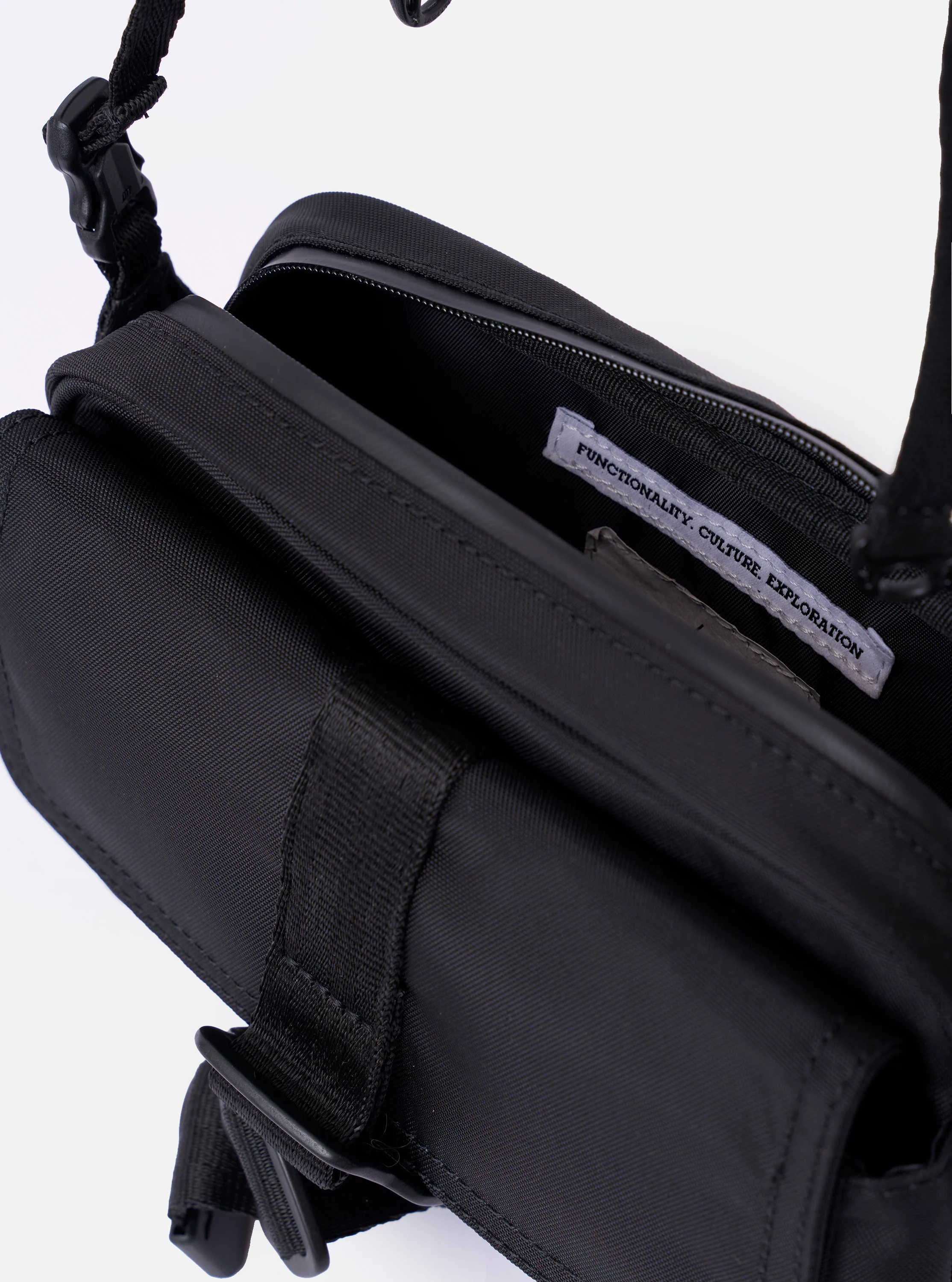 F/CE.® Black Recycled Nylon 420 re/cor Holiday Sacoche - Image 4