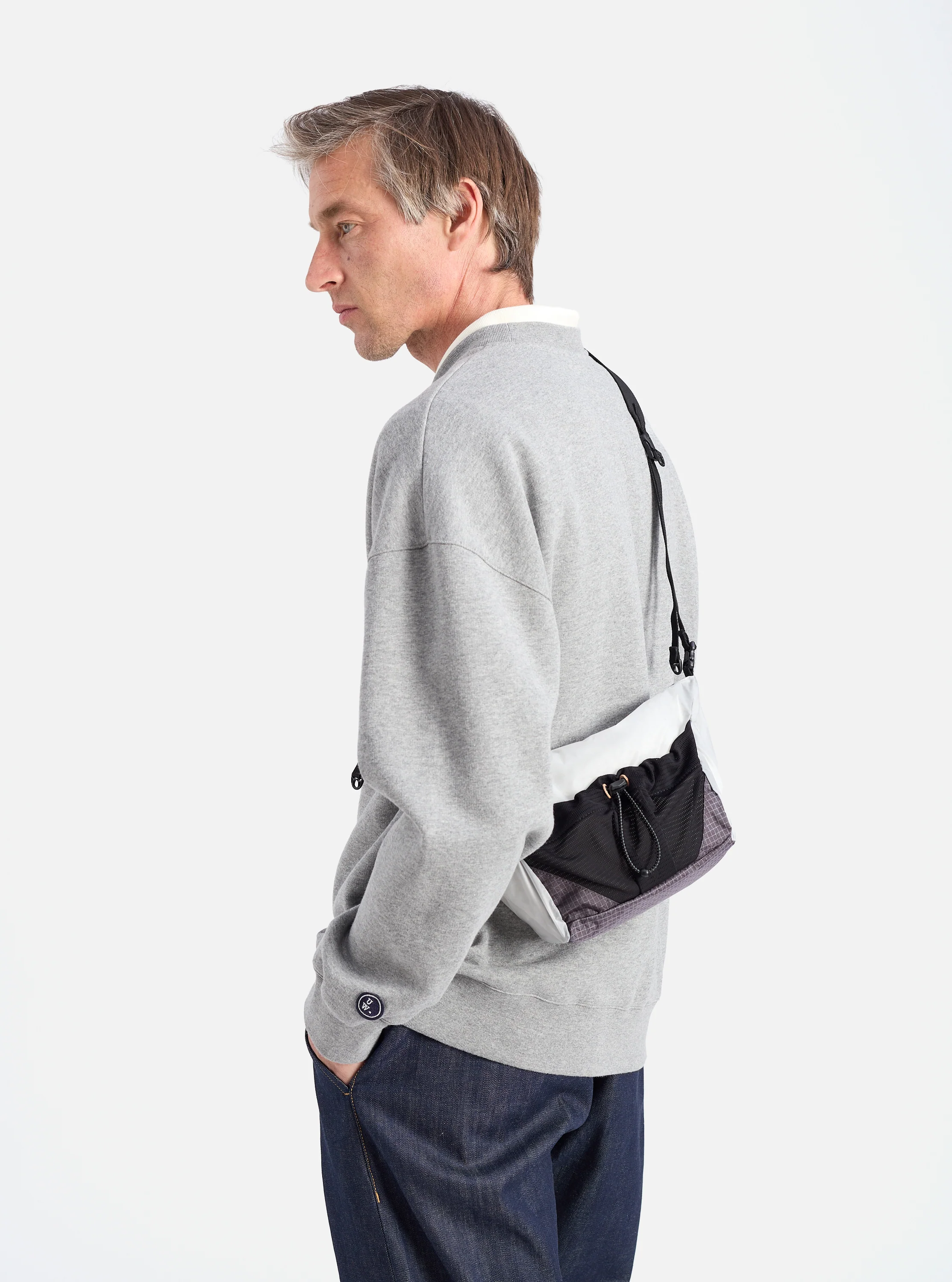 F/CE.® White Nylon Cordura Sil Sacoche