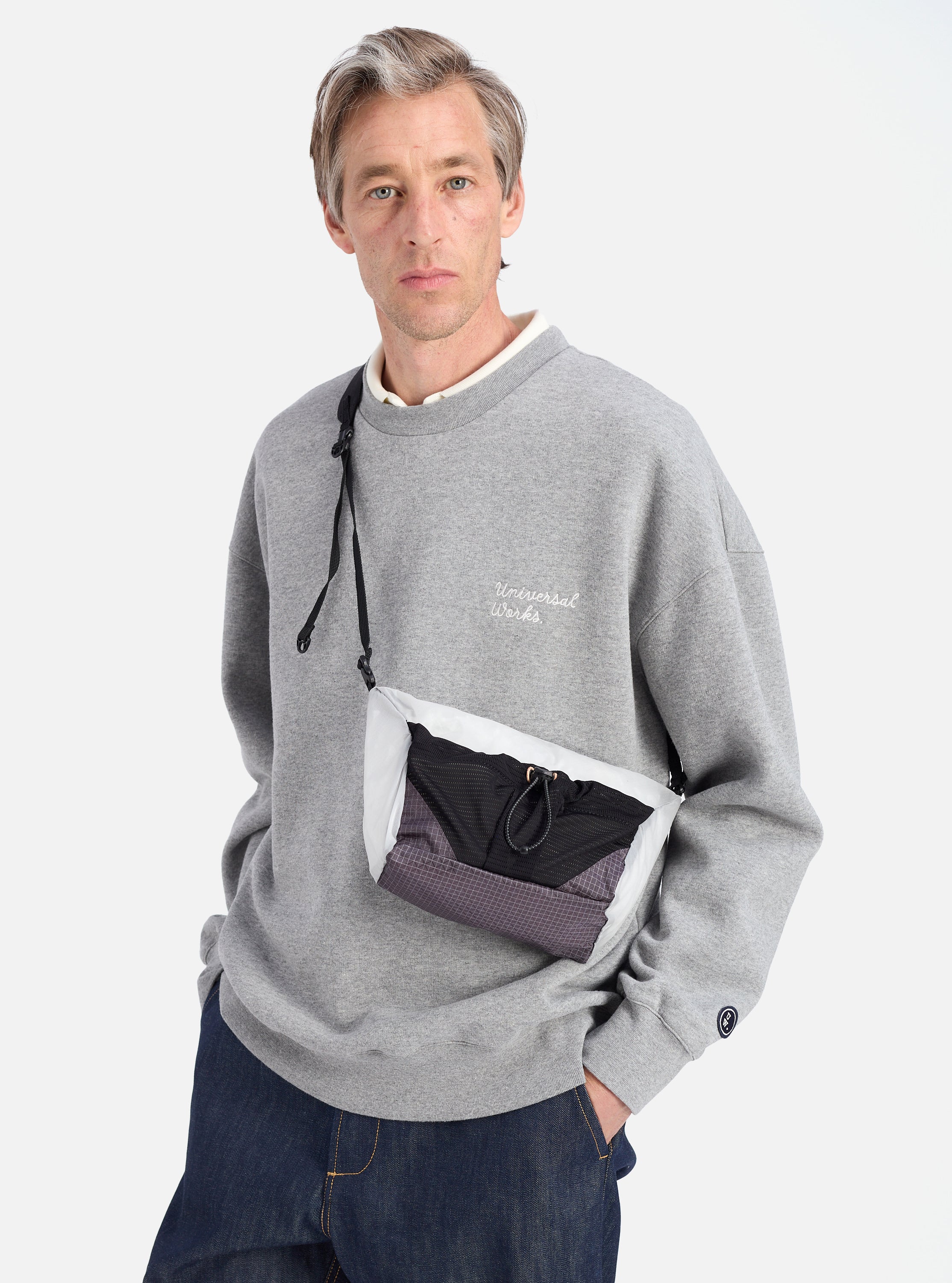 F/CE.® White Nylon Cordura Sil Sacoche - Image 3