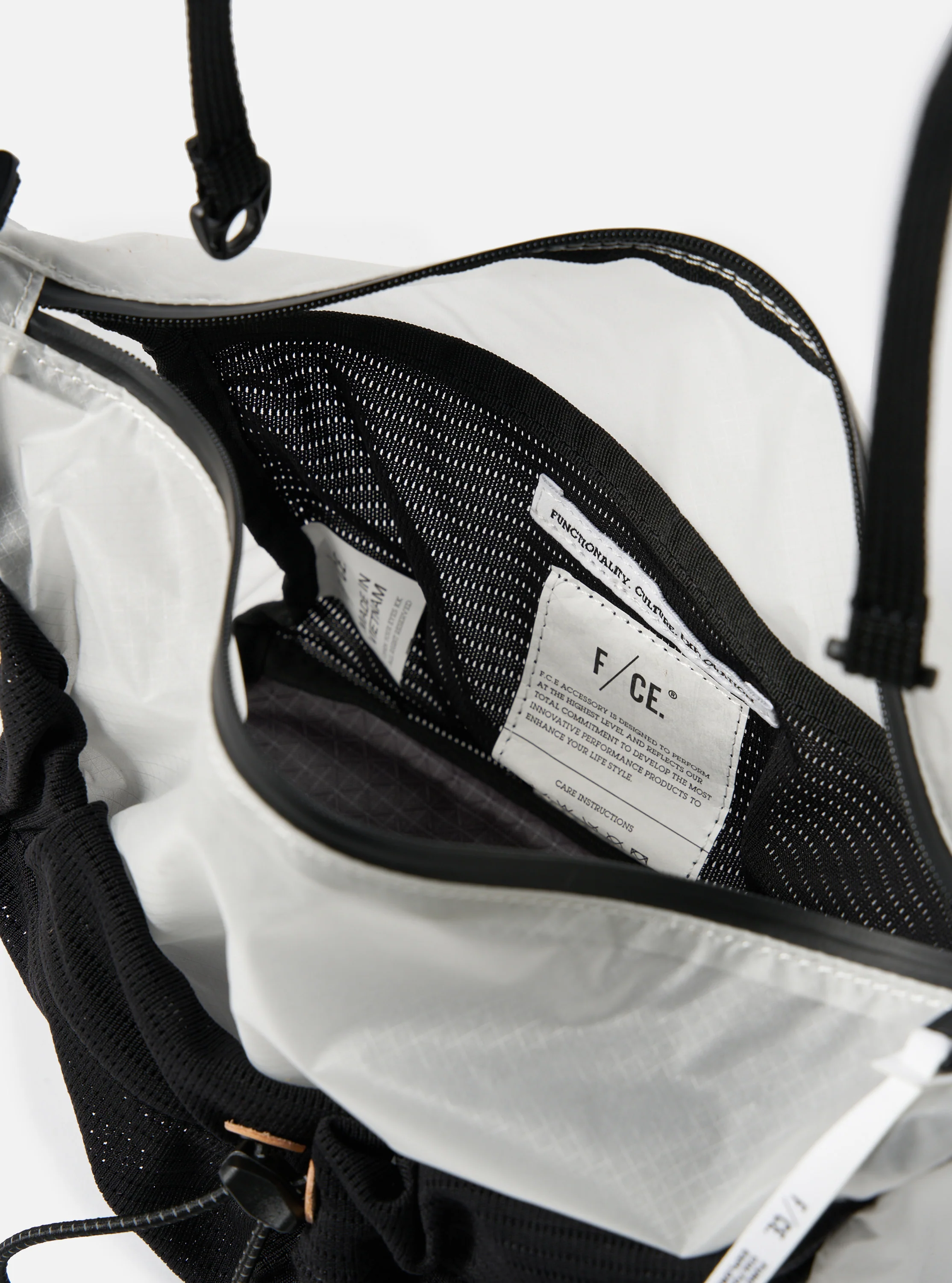 F/CE.® White Nylon Cordura Sil Sacoche - Image 7